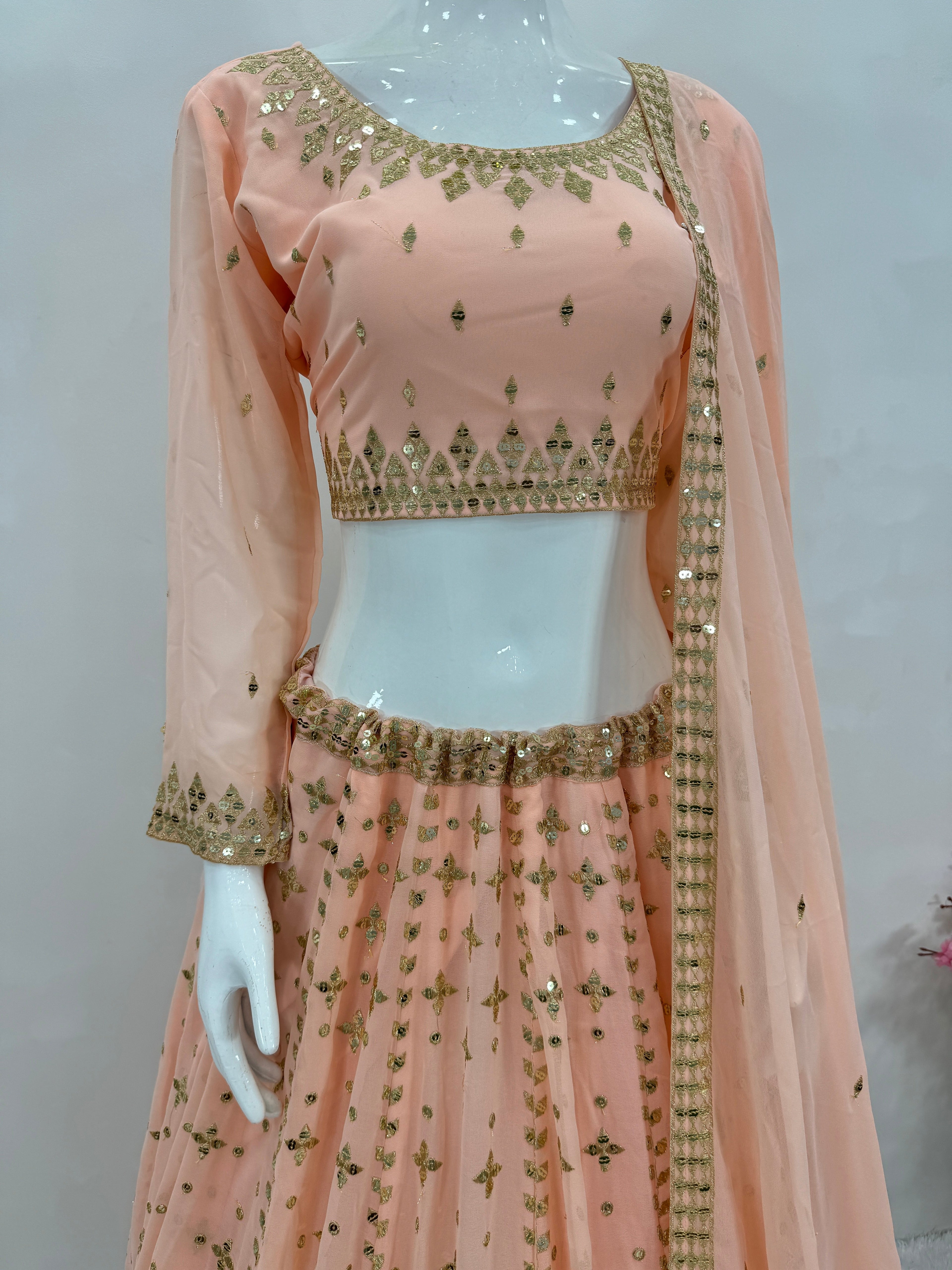 Beautiful Party Wear Lehenga Choli And Dupatta