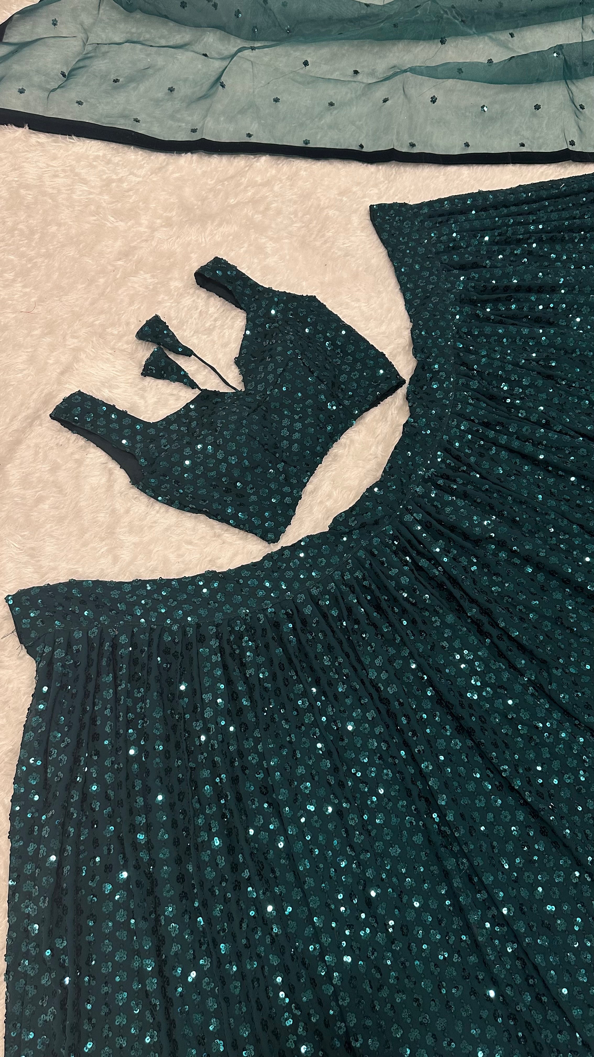 Beautiful Party Wear Lehenga Choli With Sequence Work