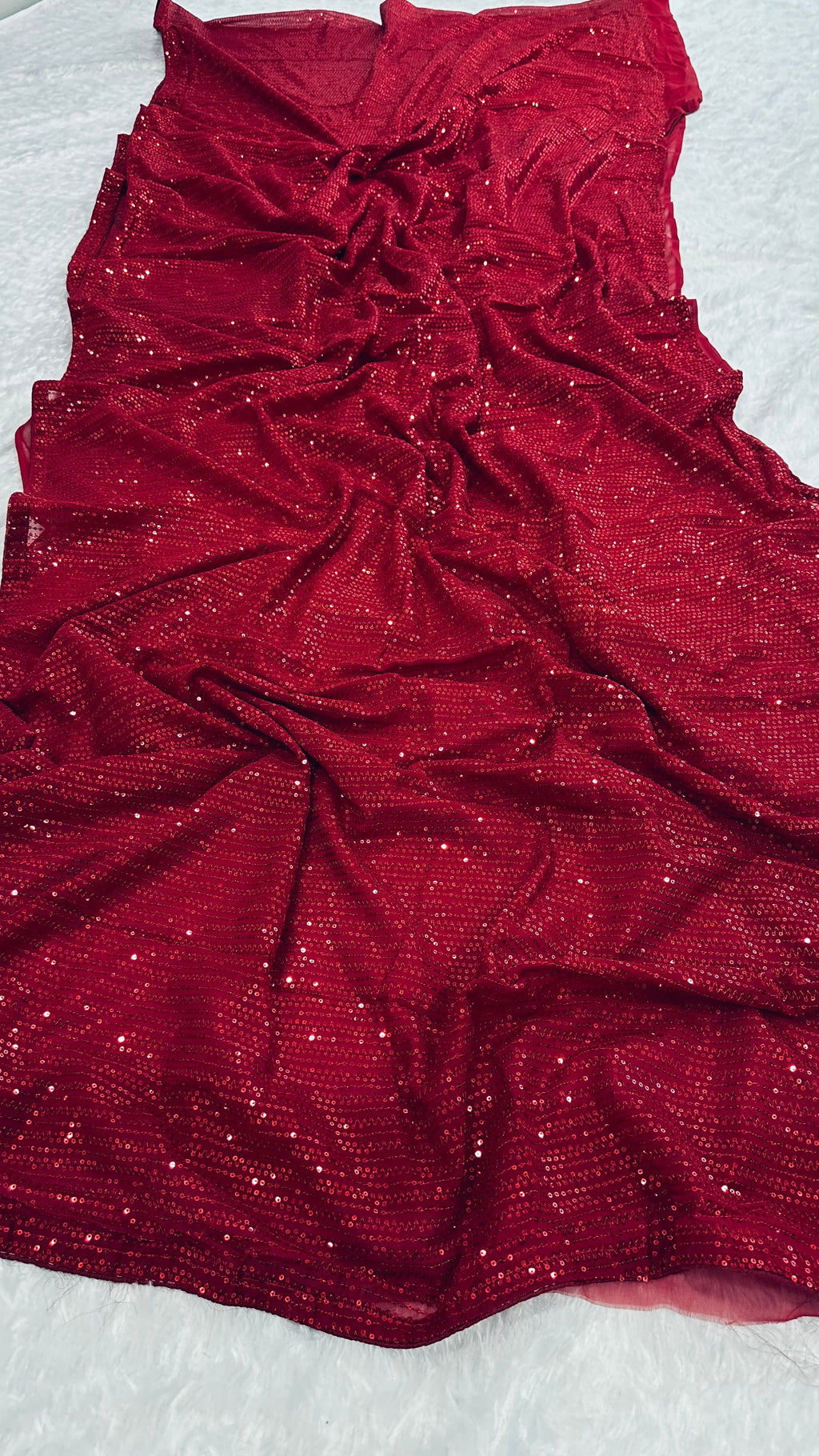 Party Wear Beautiful Saree With Sequence Work