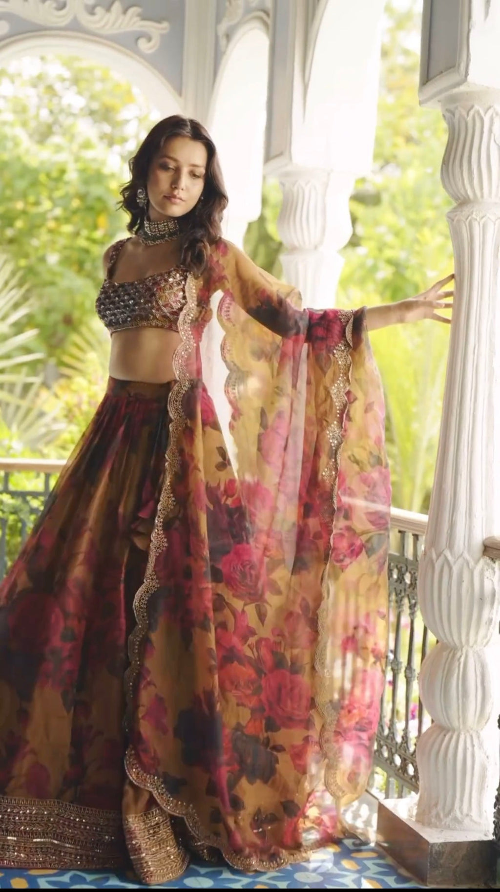 Party Wear Designer Lehenga Choli With Digital Print