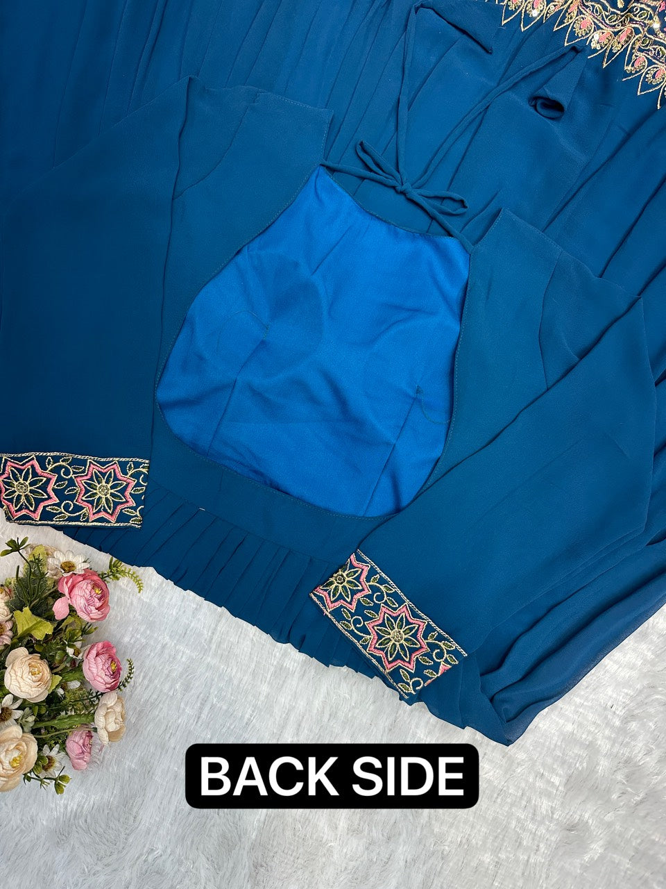 Designer Party Wear Look Anarkali Gown And Pent With Dupatta