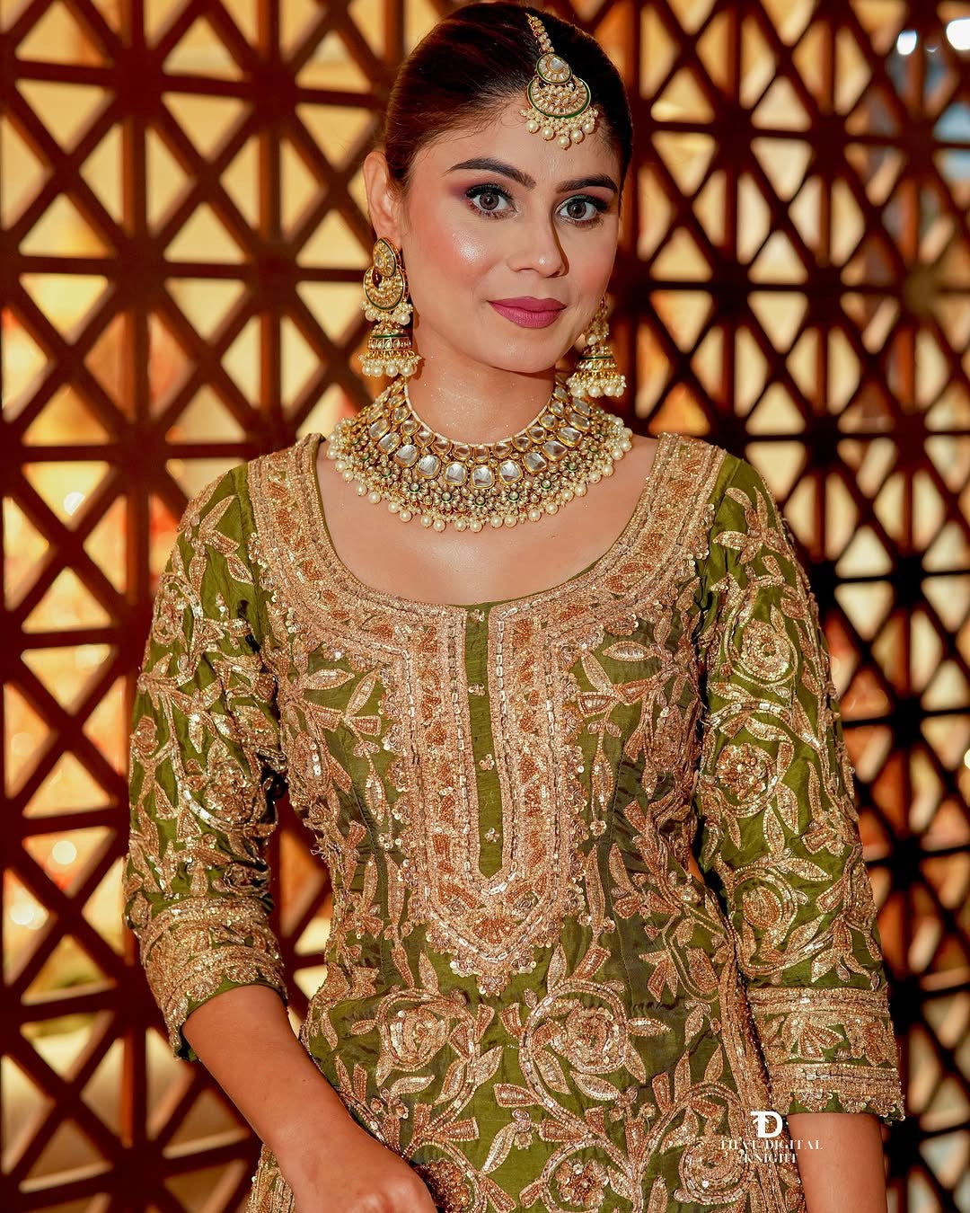 पार्टी वेयर डिजाइनर टॉप, प्लाजो और दुपट्टा