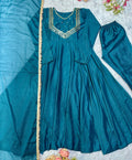 Designer Party Wear Gown And Pent And Dupatta