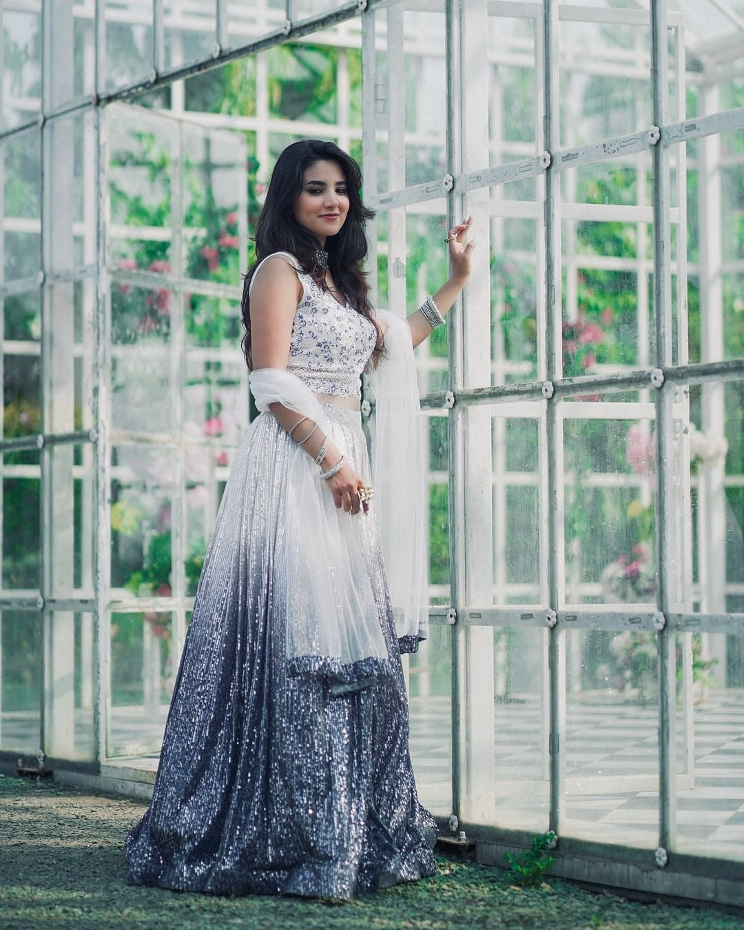 Party Wear Look Designer Lehenga Choli With Dori & Sequins Work