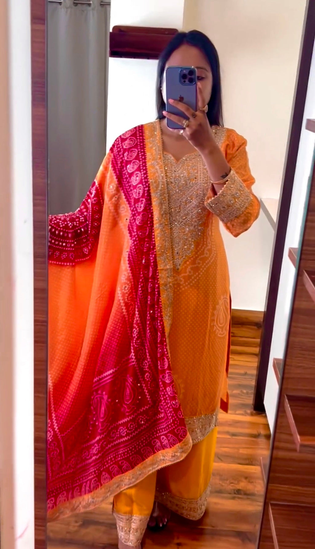 Fancy Top-Bottom And Dupatta With Digital Print And Embroidery Sequence Work