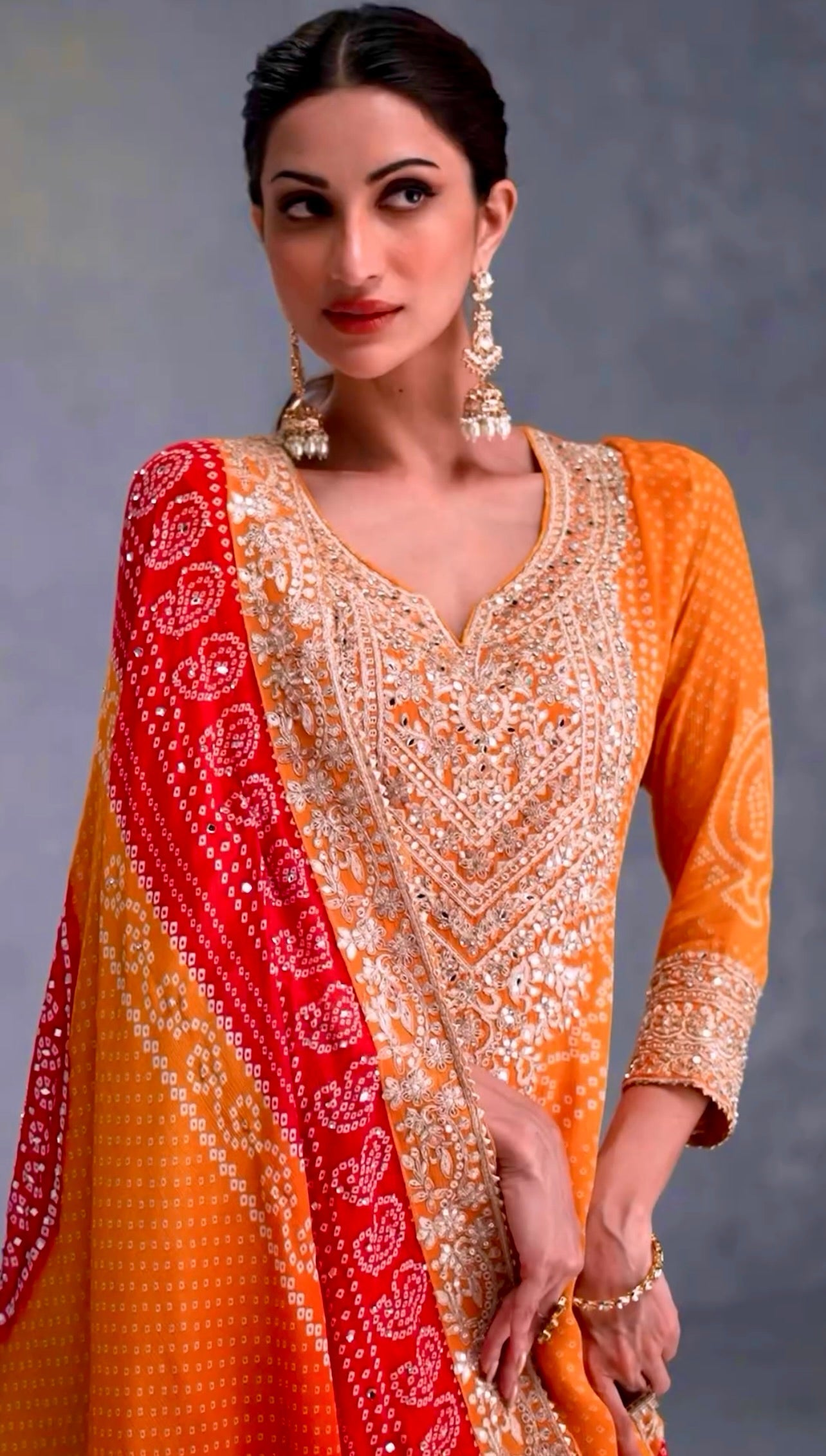 Fancy Top-Bottom And Dupatta With Digital Print And Embroidery Sequence Work