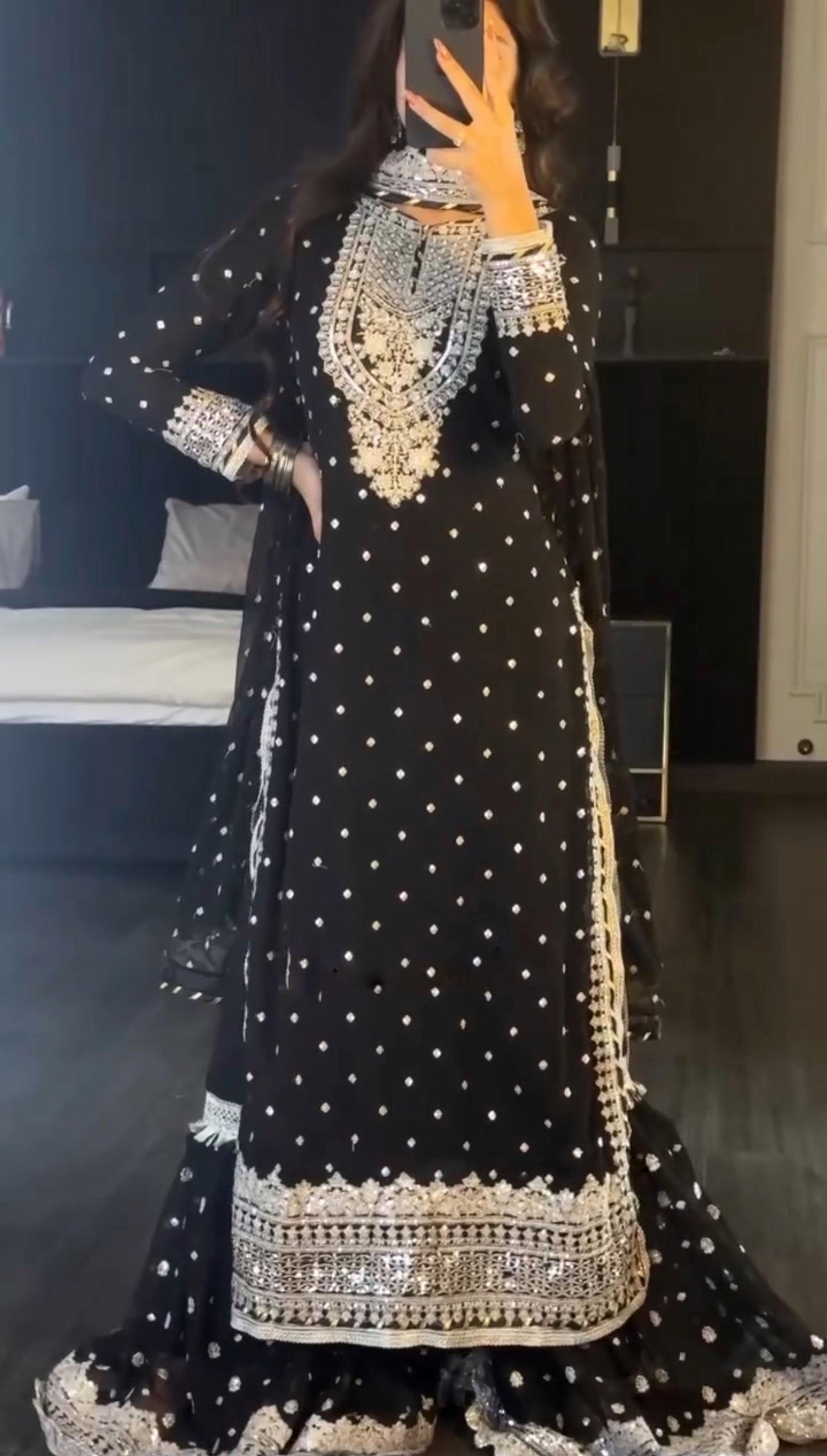 Designer Look Top-Dupatta And Bottom With Heavy Embroidery Sequence Work