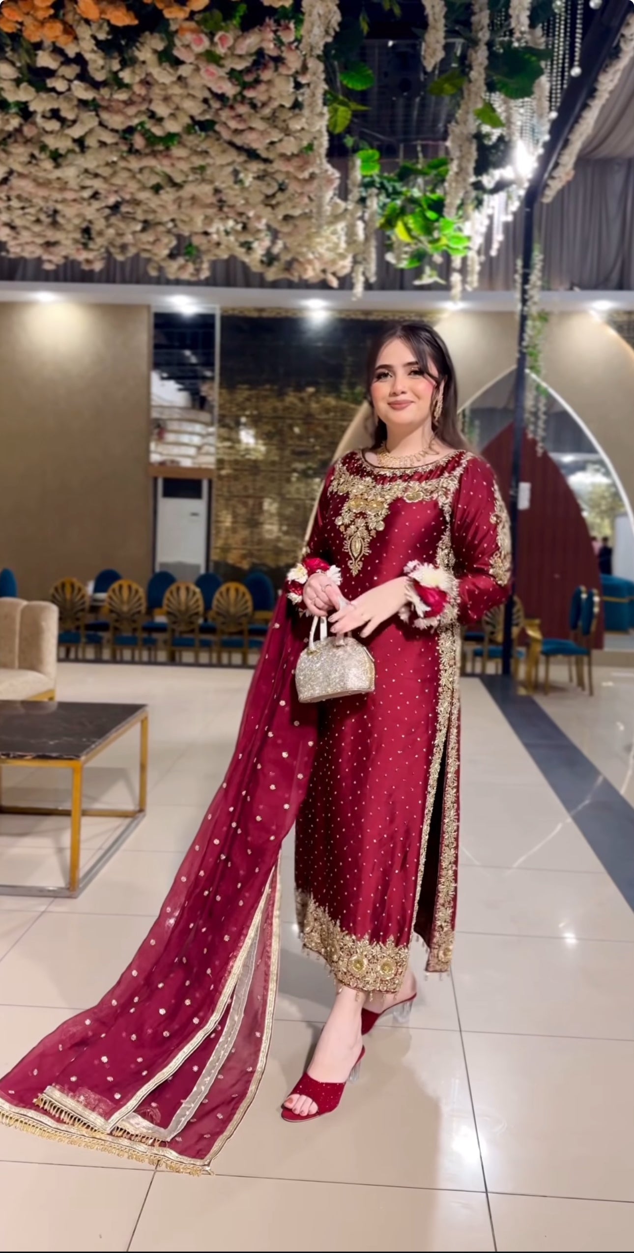 Trendy Top-Bottom And Dupatta With Heavy Embroidery Sequence Work