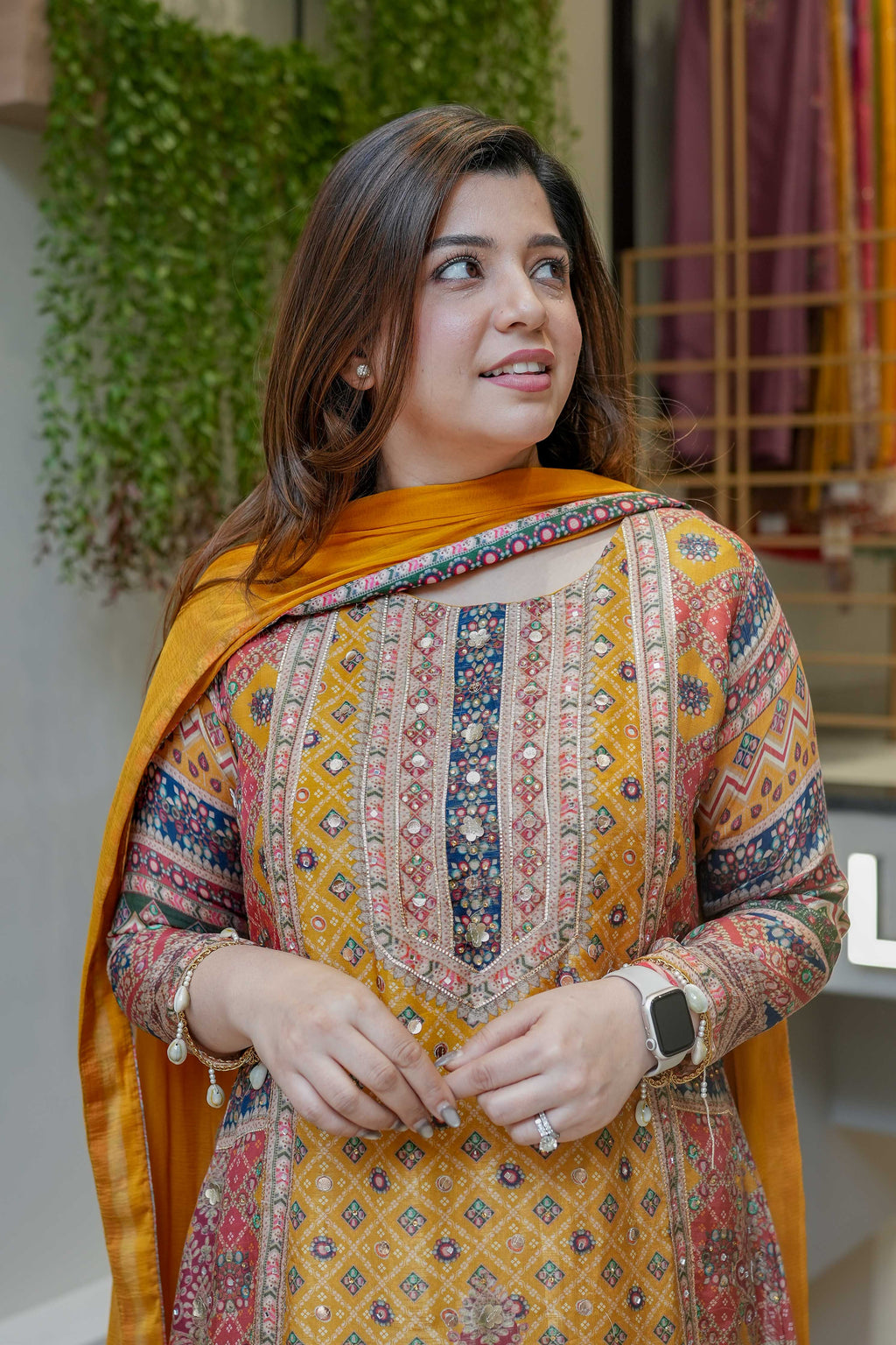 Party Wear Look Designer Top-Bottom And Beautiful Dupatta