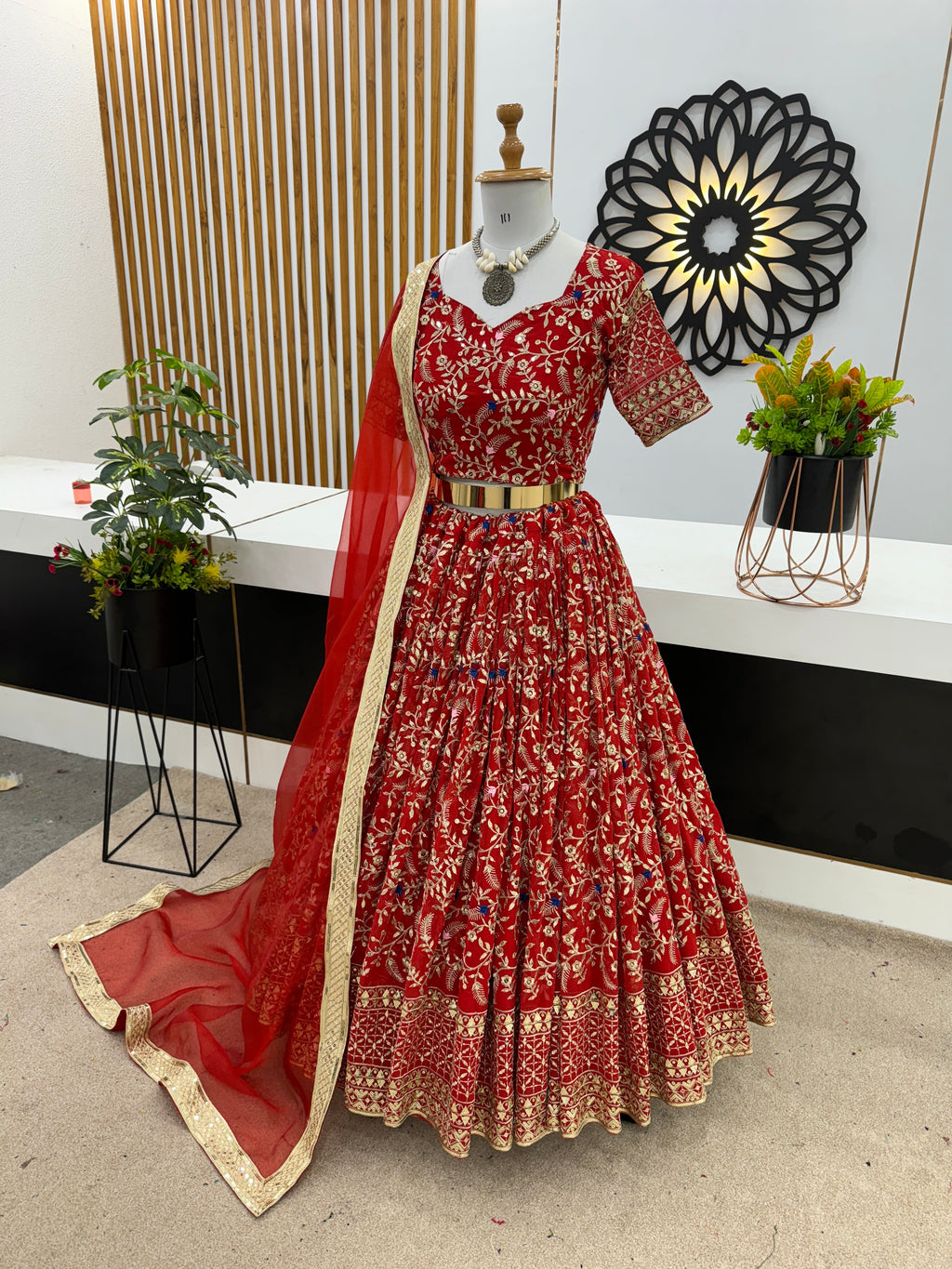 Fancy Lehenga Choli With Embroidery Sequence Work