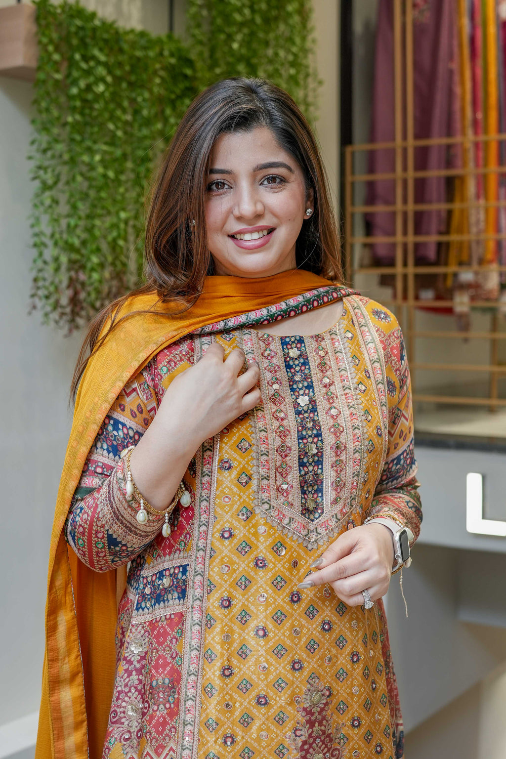 Party Wear Look Designer Top-Bottom And Beautiful Dupatta