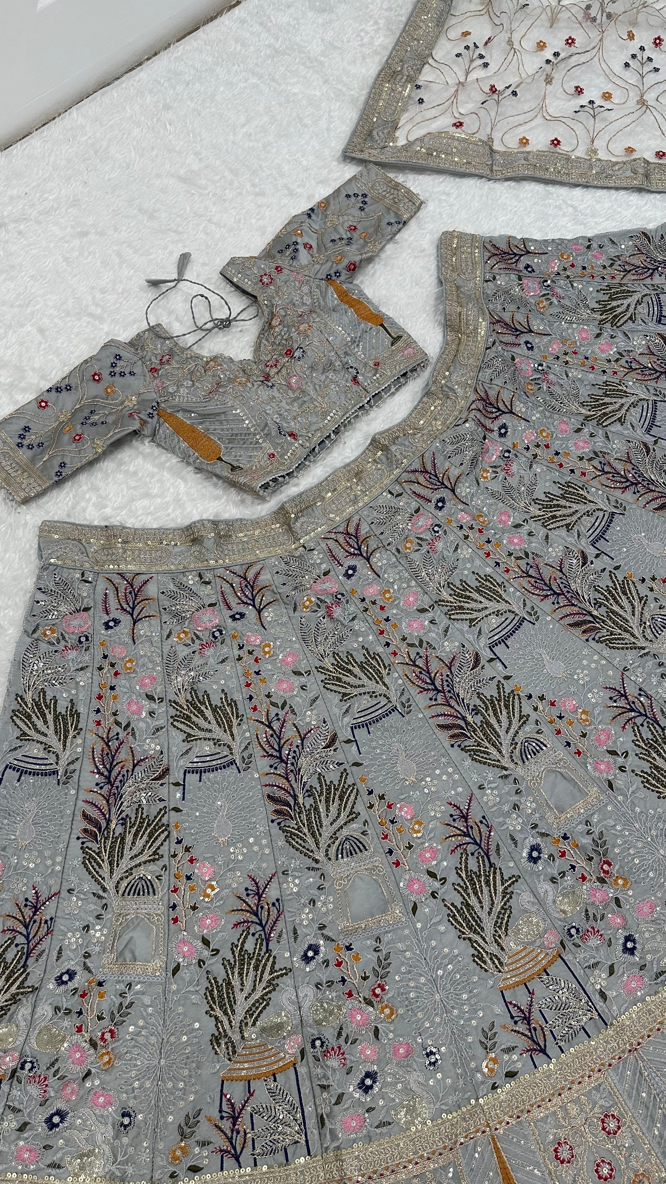 Beautiful Lehenga Choli With Thread, Sequins & Dori Work