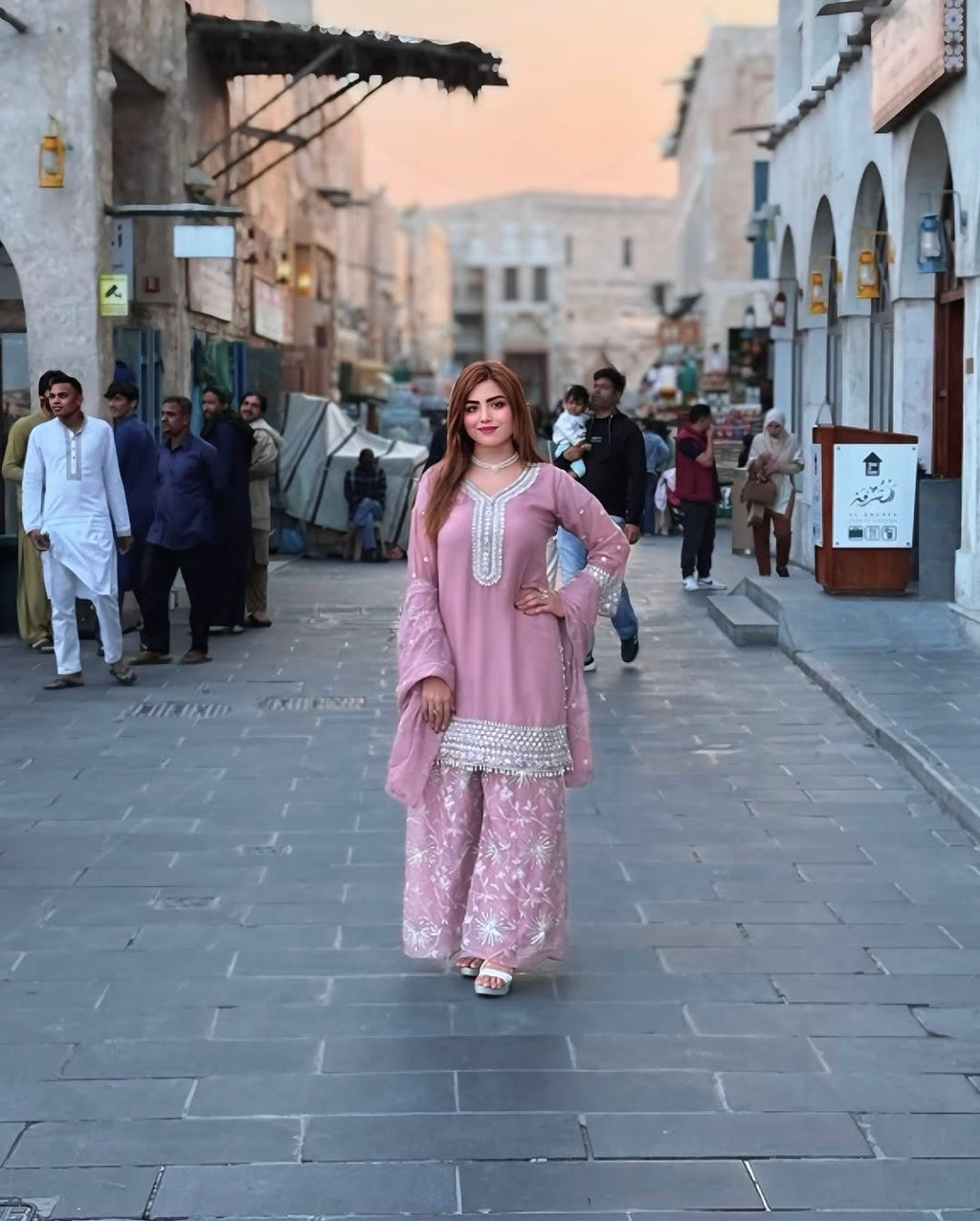 Fancy Top-Plazo And Dupatta With Heavy Embroidery Sequence Work