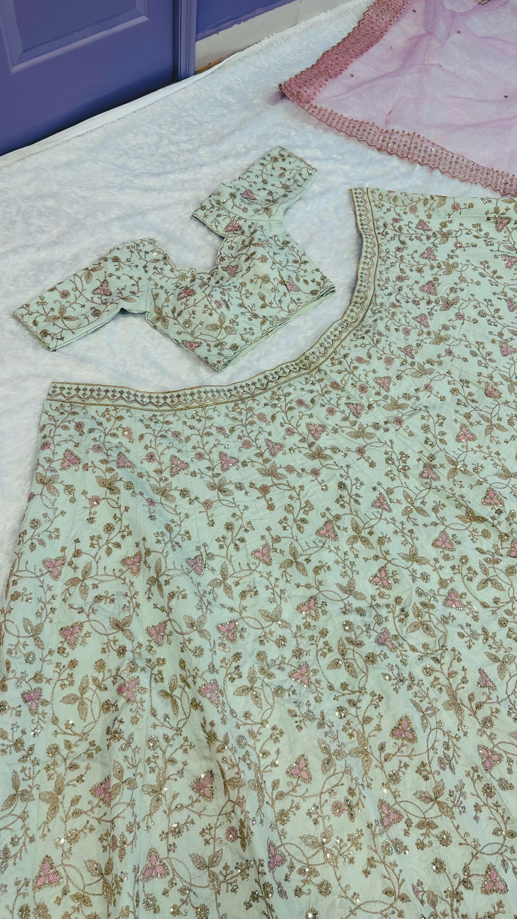 Party Wear Designer Lehenga Choli With Thread & Dori work