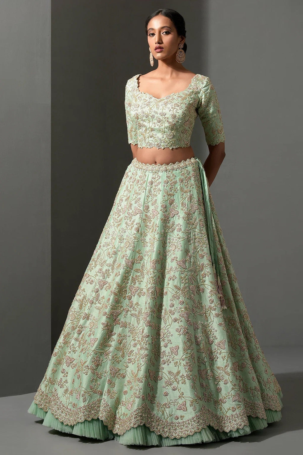 Party Wear Designer Lehenga Choli With Thread & Dori work