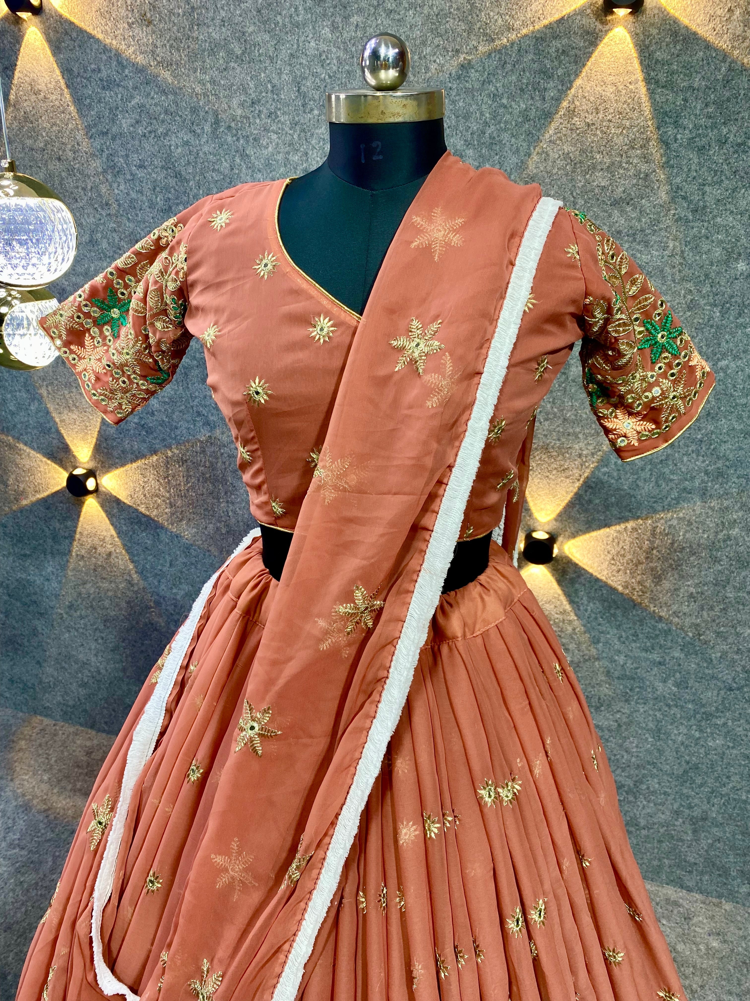 Designer Party Wear Lehenga Choli With Embroidery & Sequence work