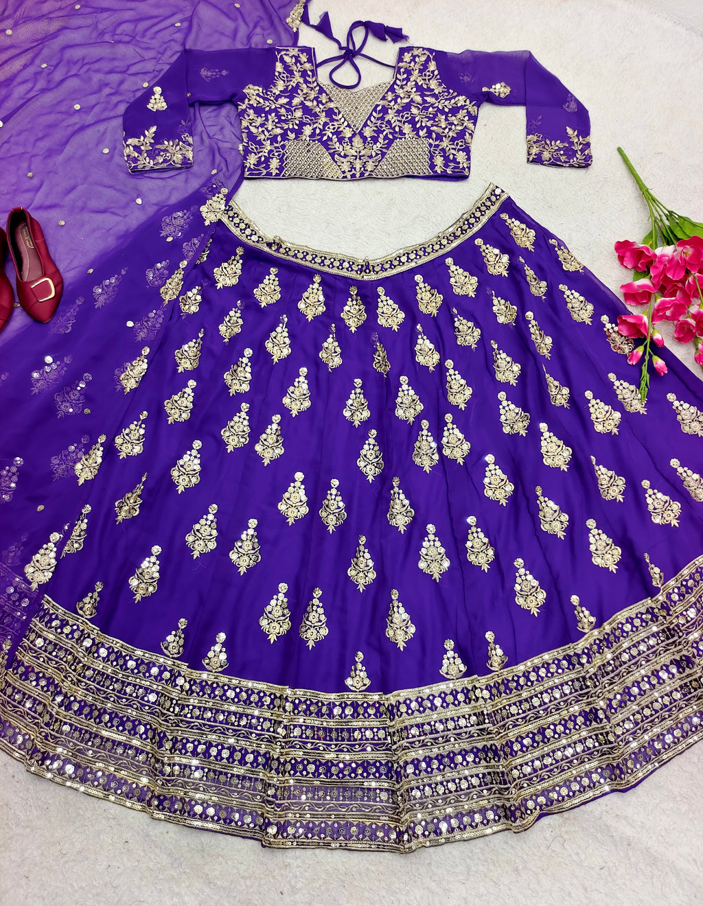 Beautiful Party Wear Lehenga Choli With Dupatta