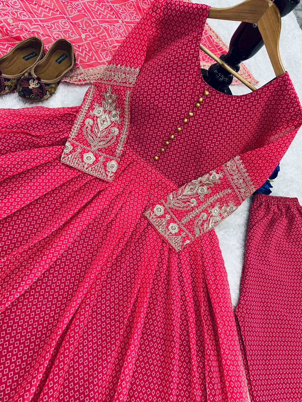 Designer Party Wear Look Gown With Pent And Dupatta