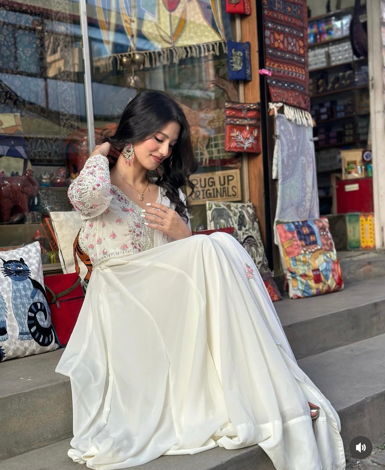 Beautiful Party Wear Gown ,Plazzo And Dupatta