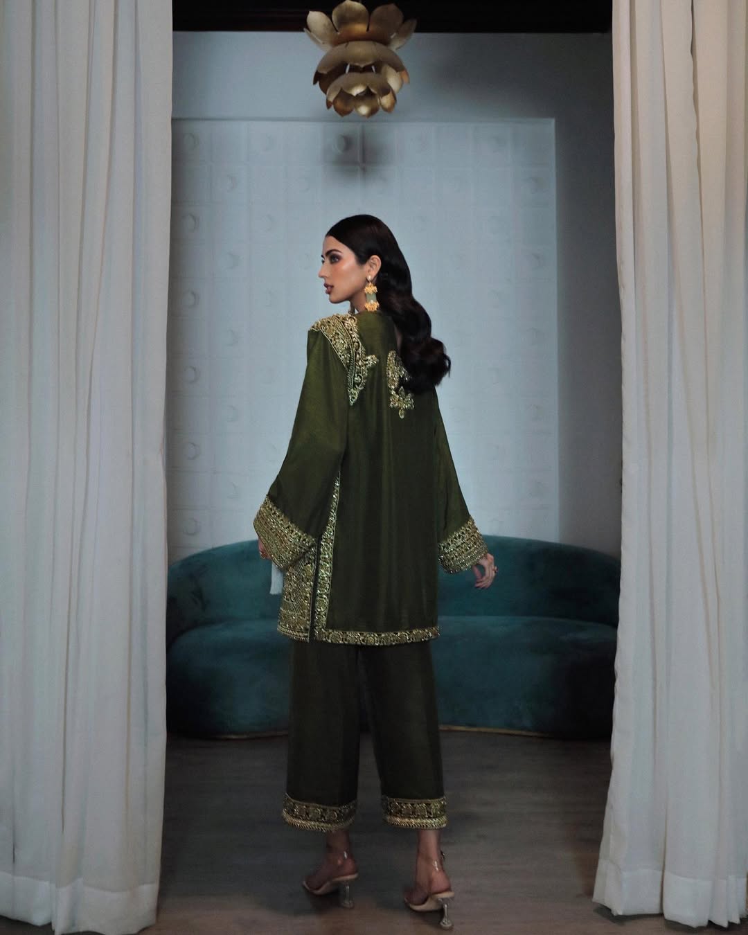 Beautiful Designer Wear Top Plazzo And Dupatta