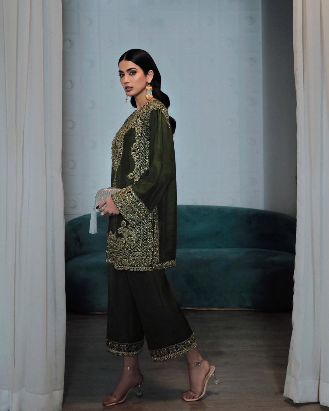 Beautiful Designer Wear Top Plazzo And Dupatta