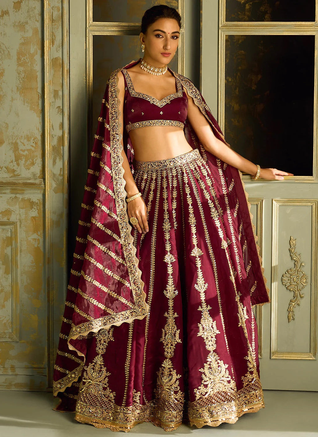 Party Wear Designer Lehenga With Sequence, Dori & Zari Work