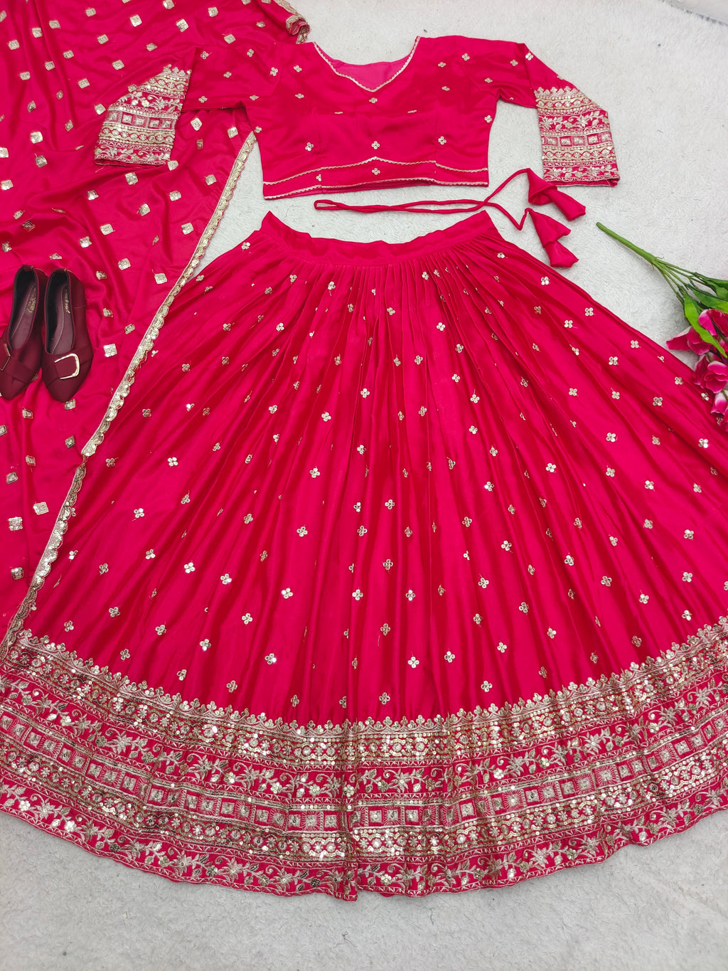 Beautiful Party Wear Lehenga Choli With Dupatta