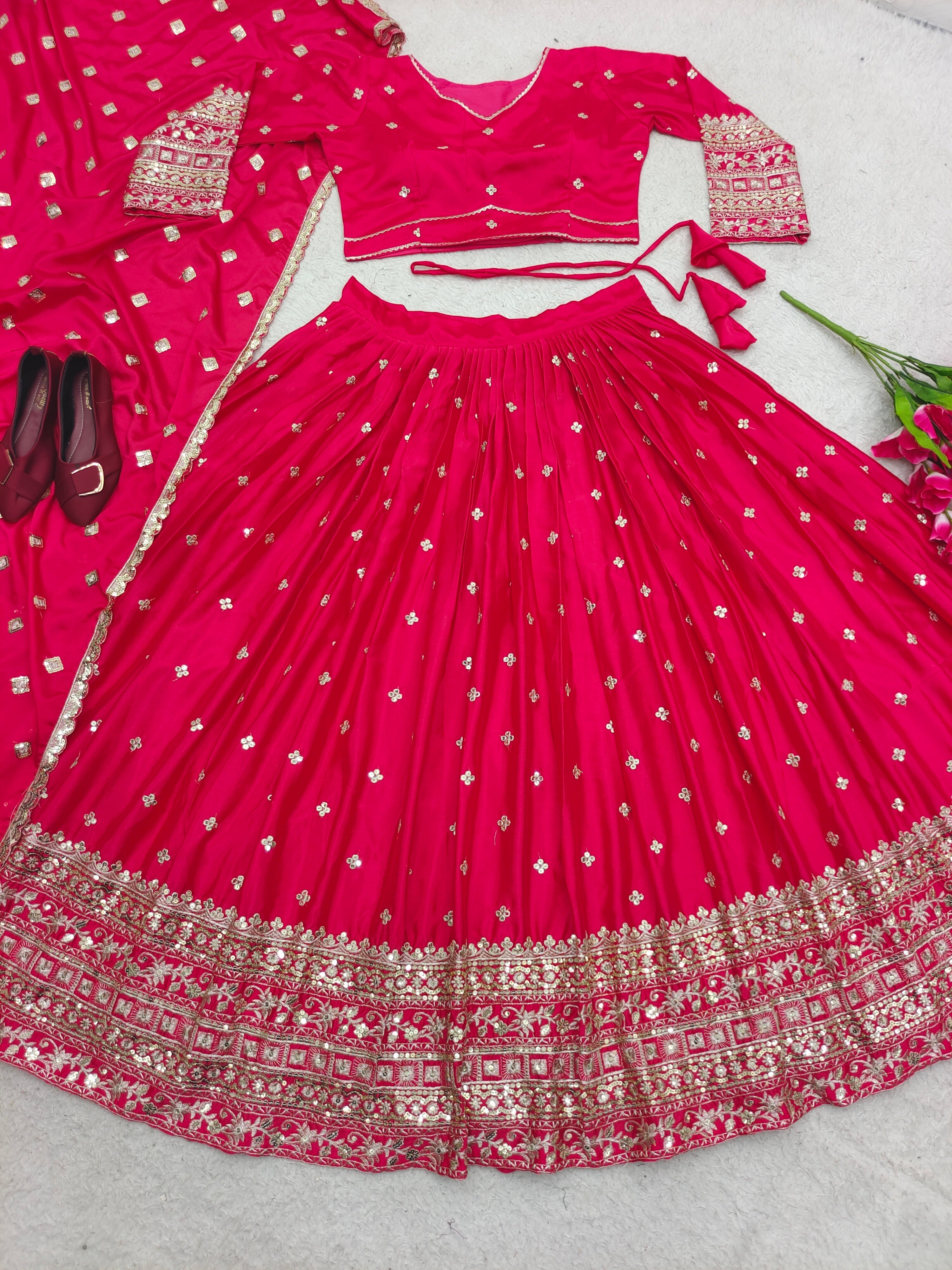 Beautiful Party Wear Lehenga Choli With Dupatta