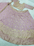 Beautiful Lehenga Choli With Dupatta With Embroidery Work