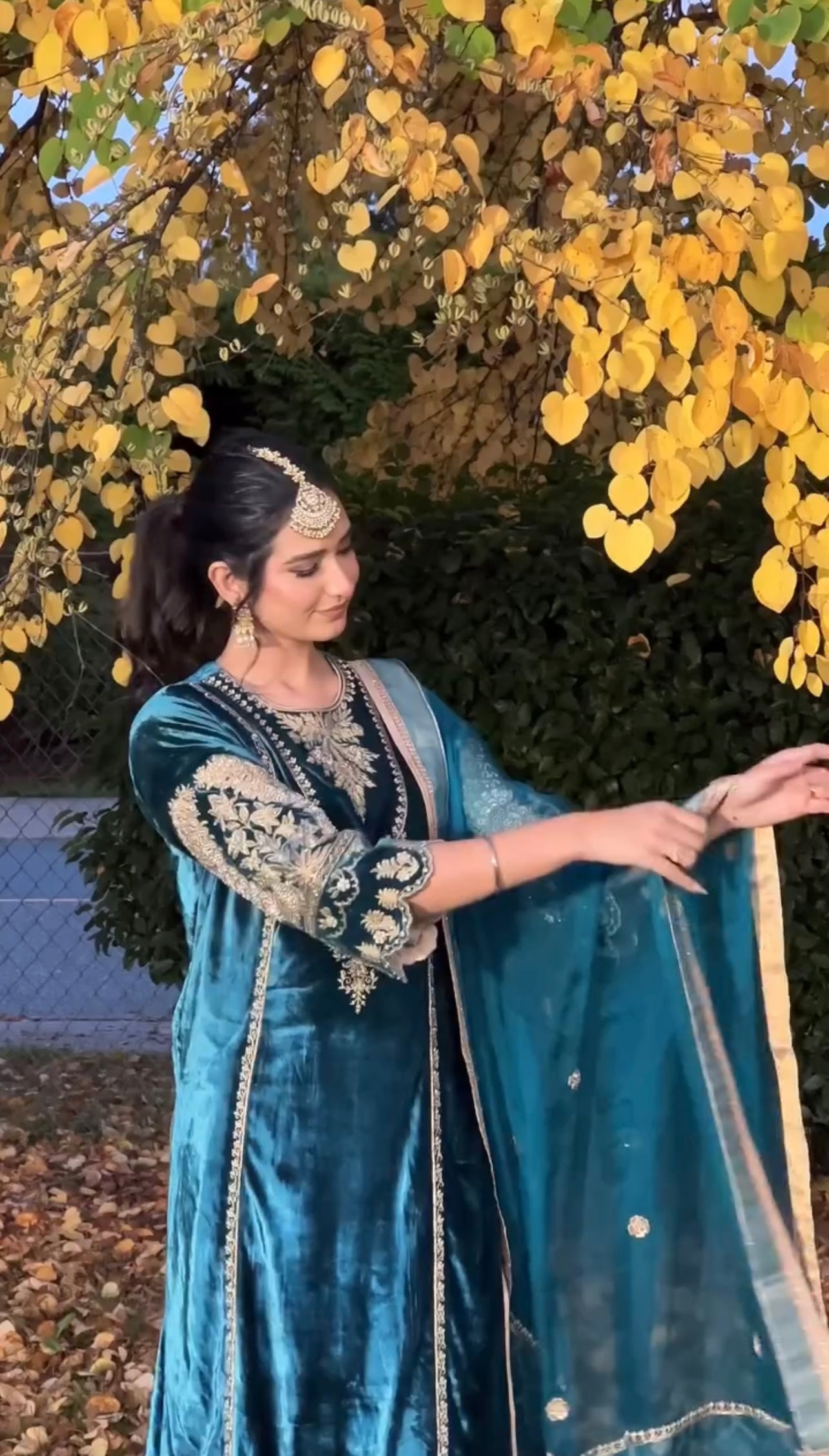 Designer Party Wear Look Top-Dupatta and Fully Stitched Bottom