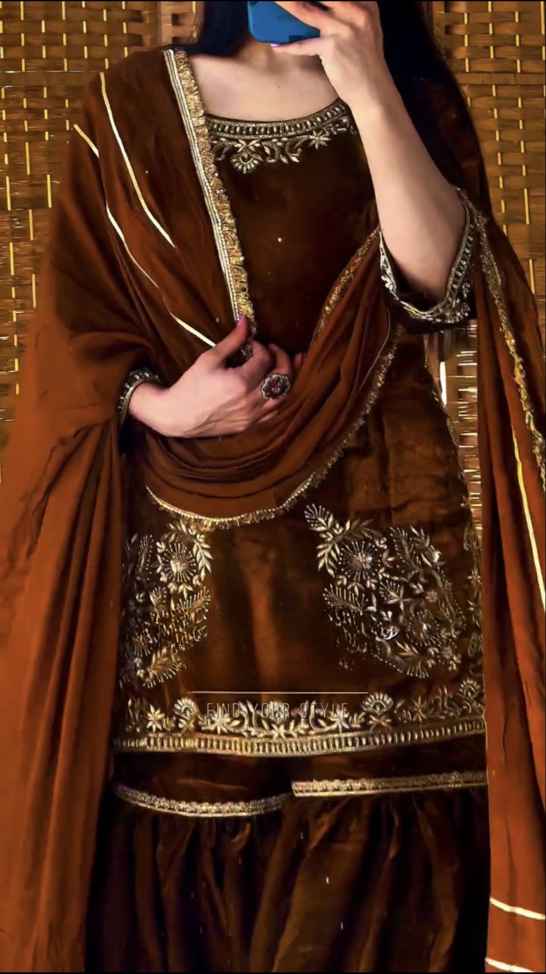 Party Wear Look Top , Sharara Plazzo and Dupatta With Sequence Embroidery Work