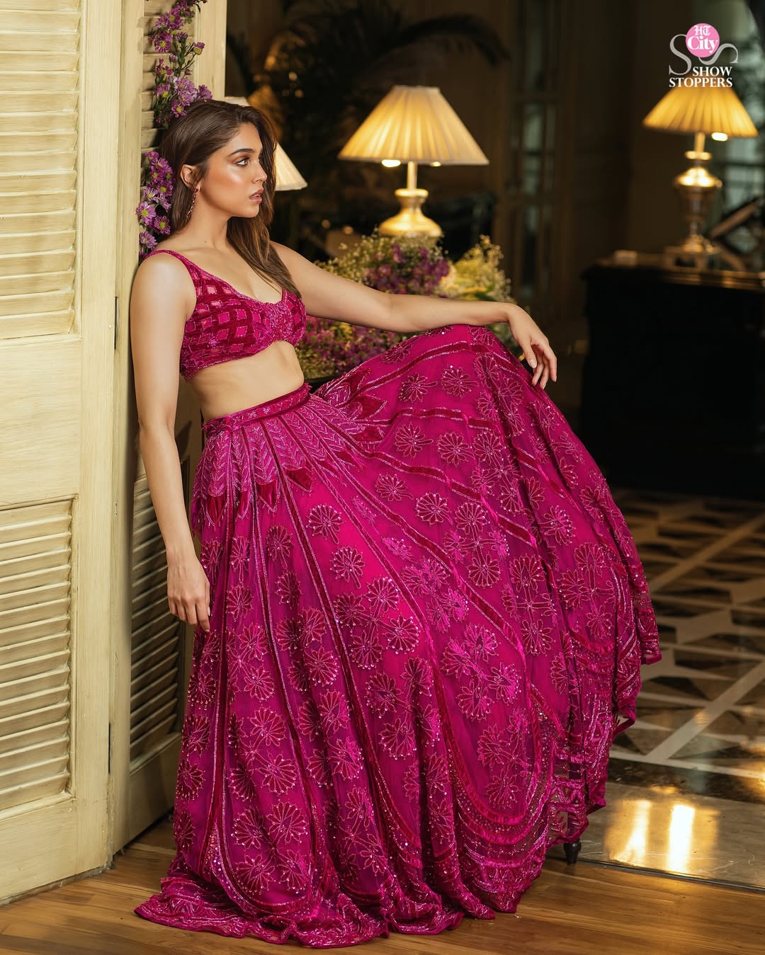 Party Wear Lehenga Choli With Thread , Sequins & Dori Work
