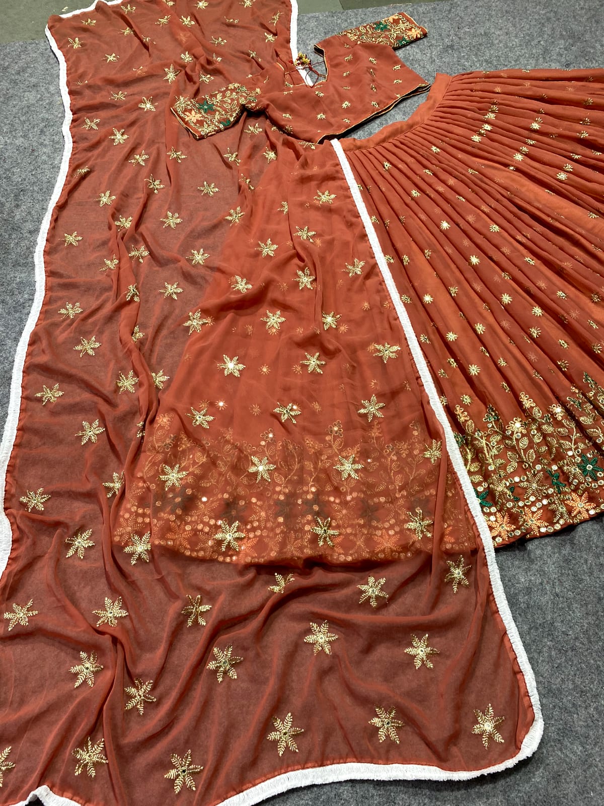 Designer Party Wear Lehenga Choli With Embroidery & Sequence work