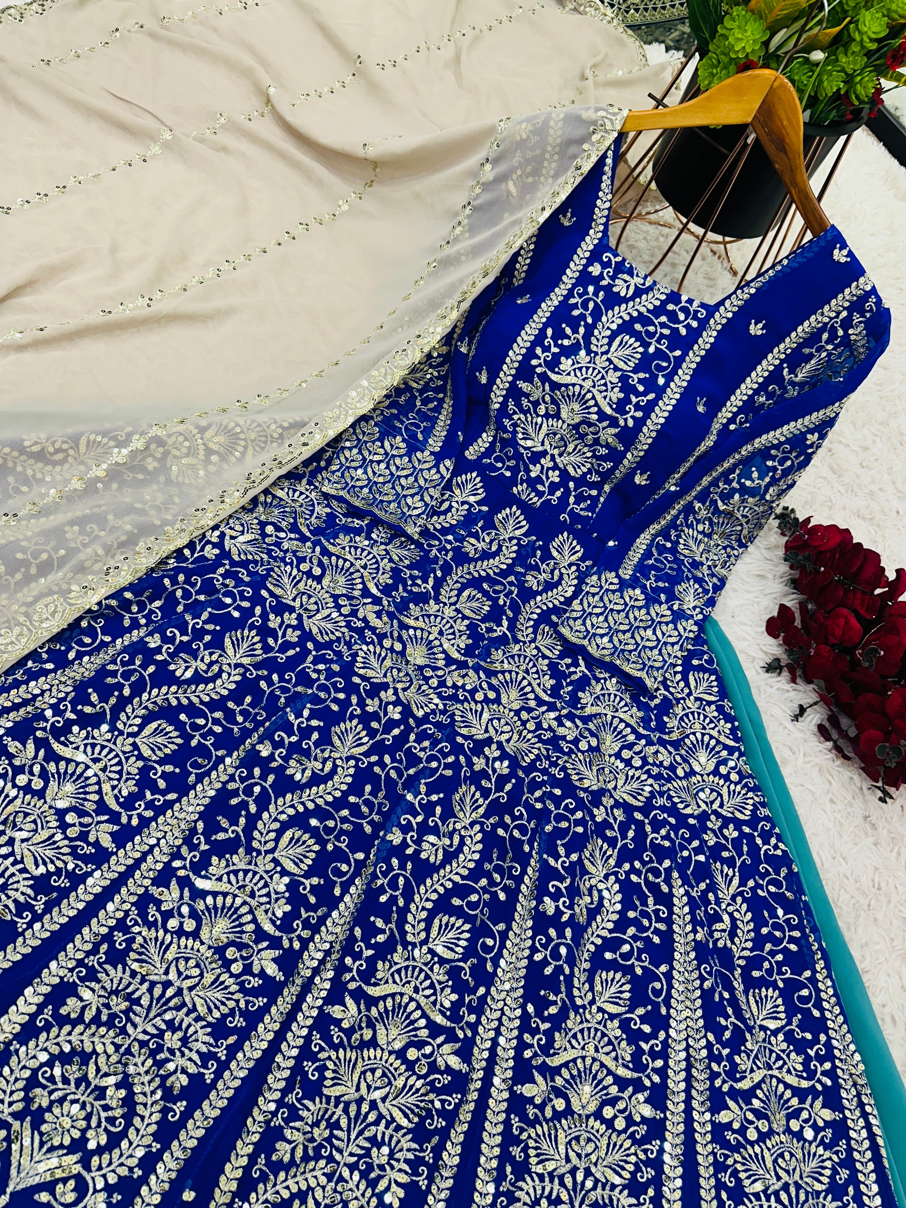 Designer Party Wear Look Fancy Style Top, Lehenga and Dupatta