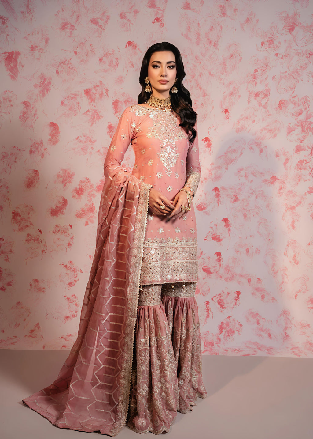 Beautiful Party Wear Top-Plazzo And Dupatta