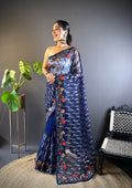 Beautiful Designer Saree With Embroidery work