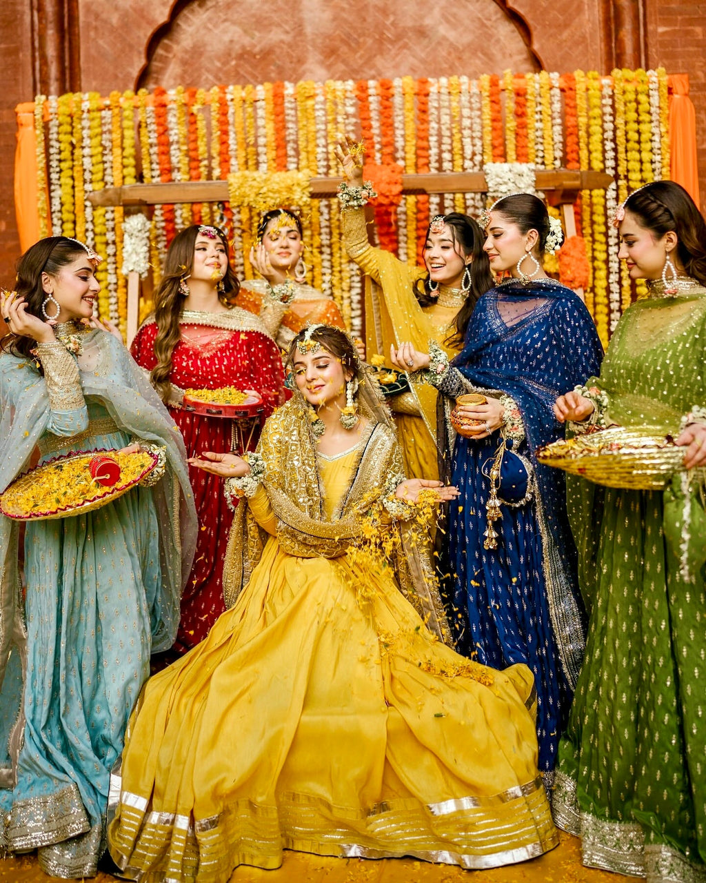 Beautiful Gown, Dupatta & Bottom With Embroidery Sequence Work