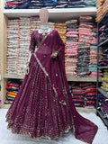 Party Wear Beautiful Lehenga Choli With Embroidery Work