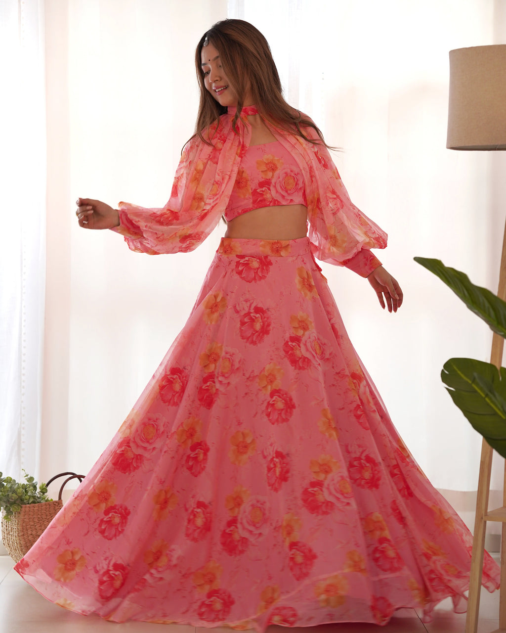 Party Wear Beautiful Lehenga Choli In Fancy Style