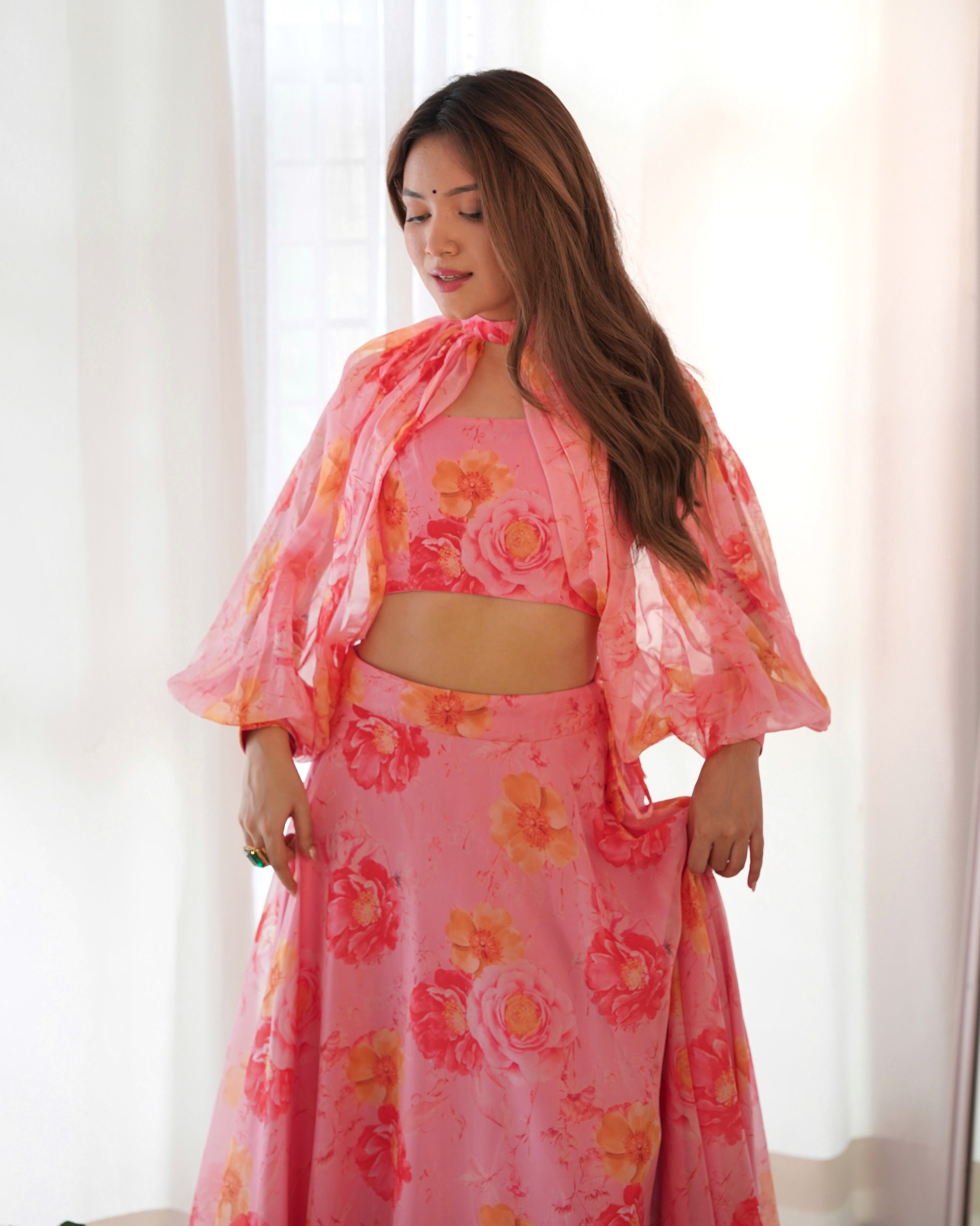 Party Wear Beautiful Lehenga Choli In Fancy Style