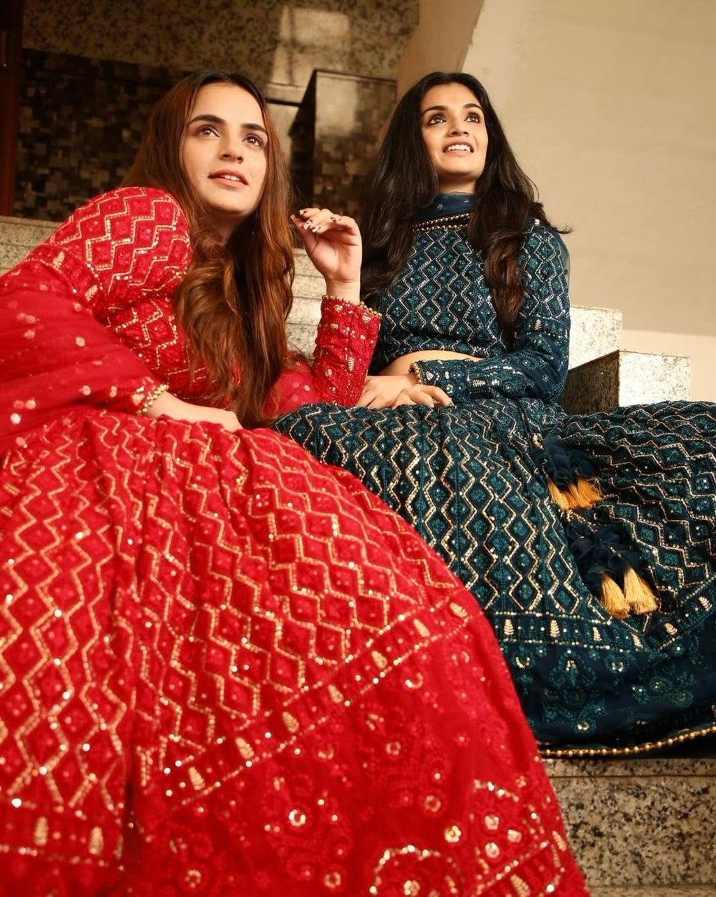 Designer Party Wear Lehenga Choli With Embroidery & Sequence work