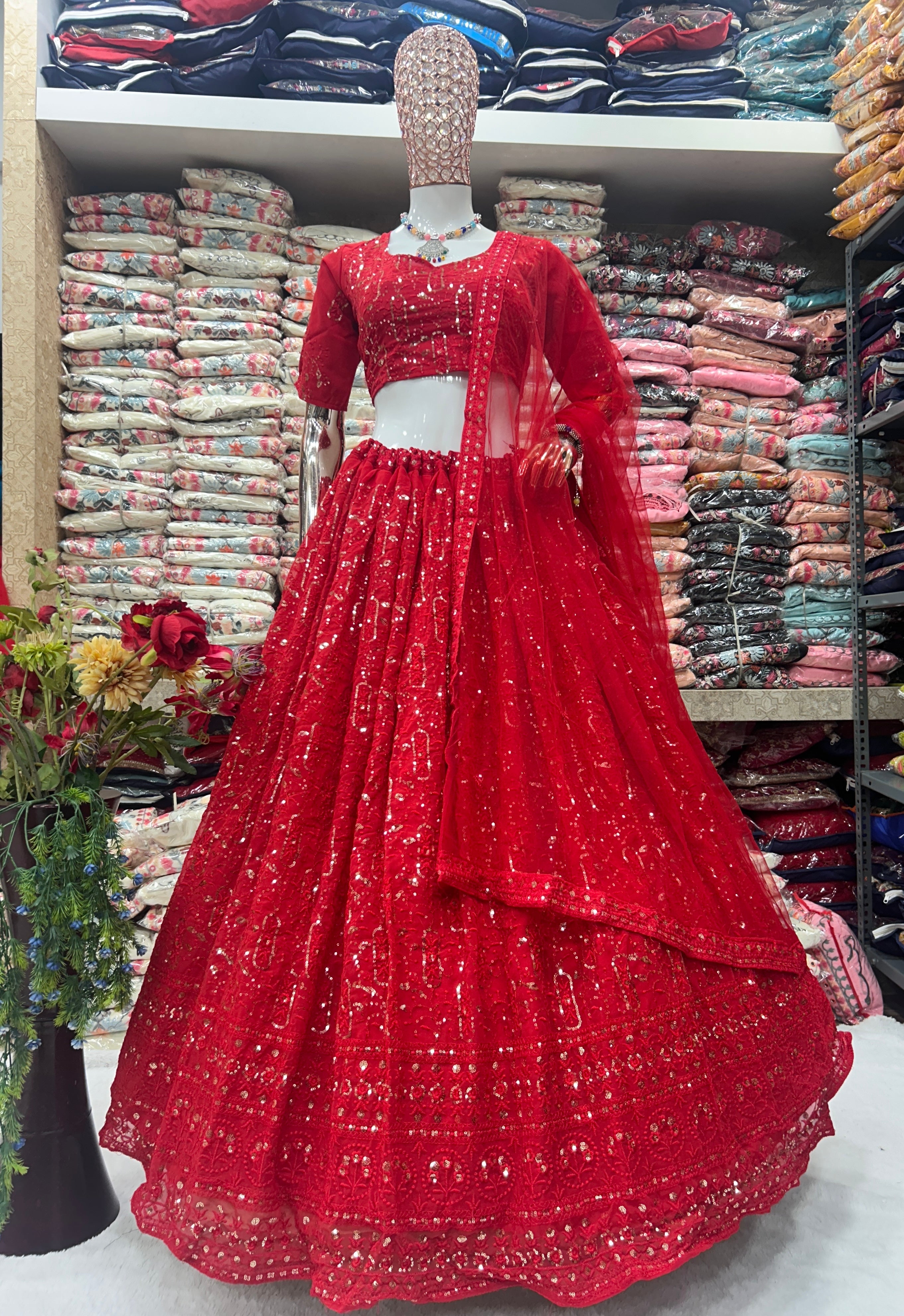 Party Wear Designer Lehenga Choli With Embroidery Sequence Work