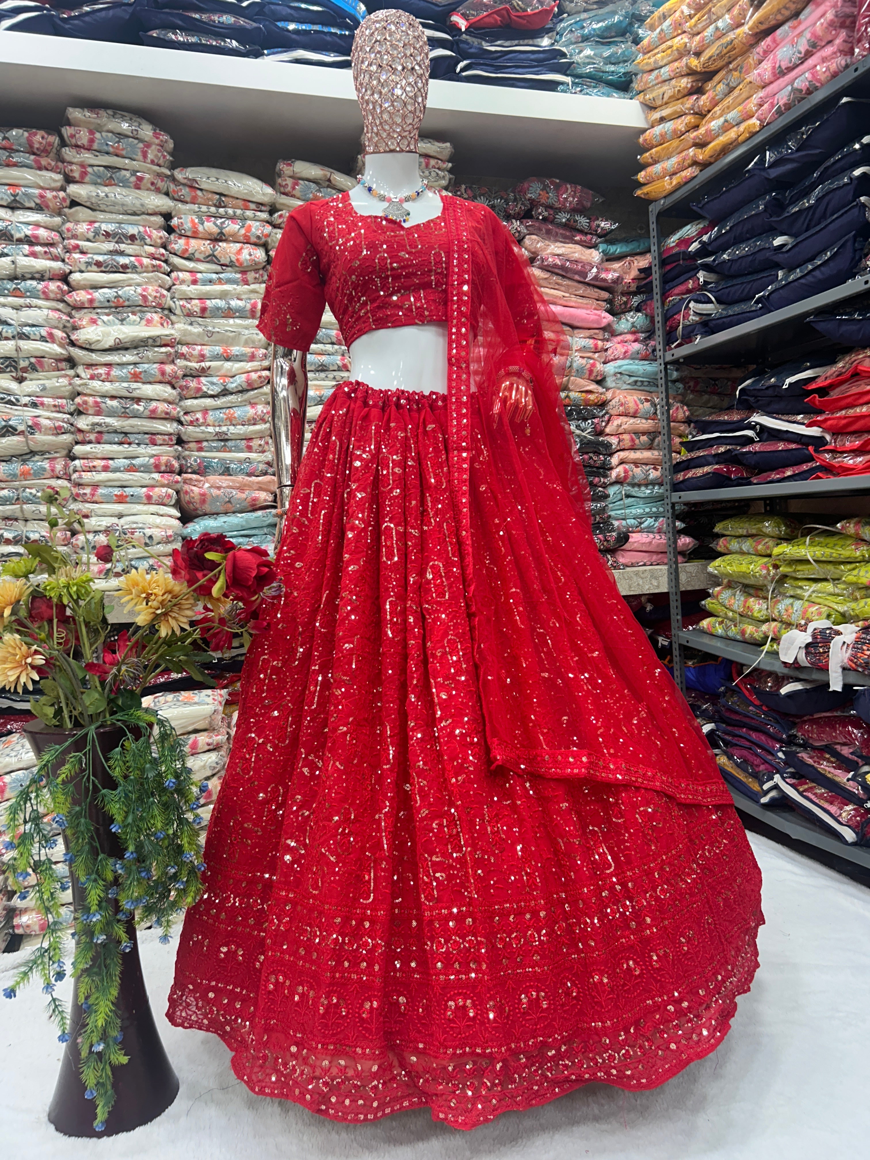 Party Wear Designer Lehenga Choli With Embroidery Sequence Work