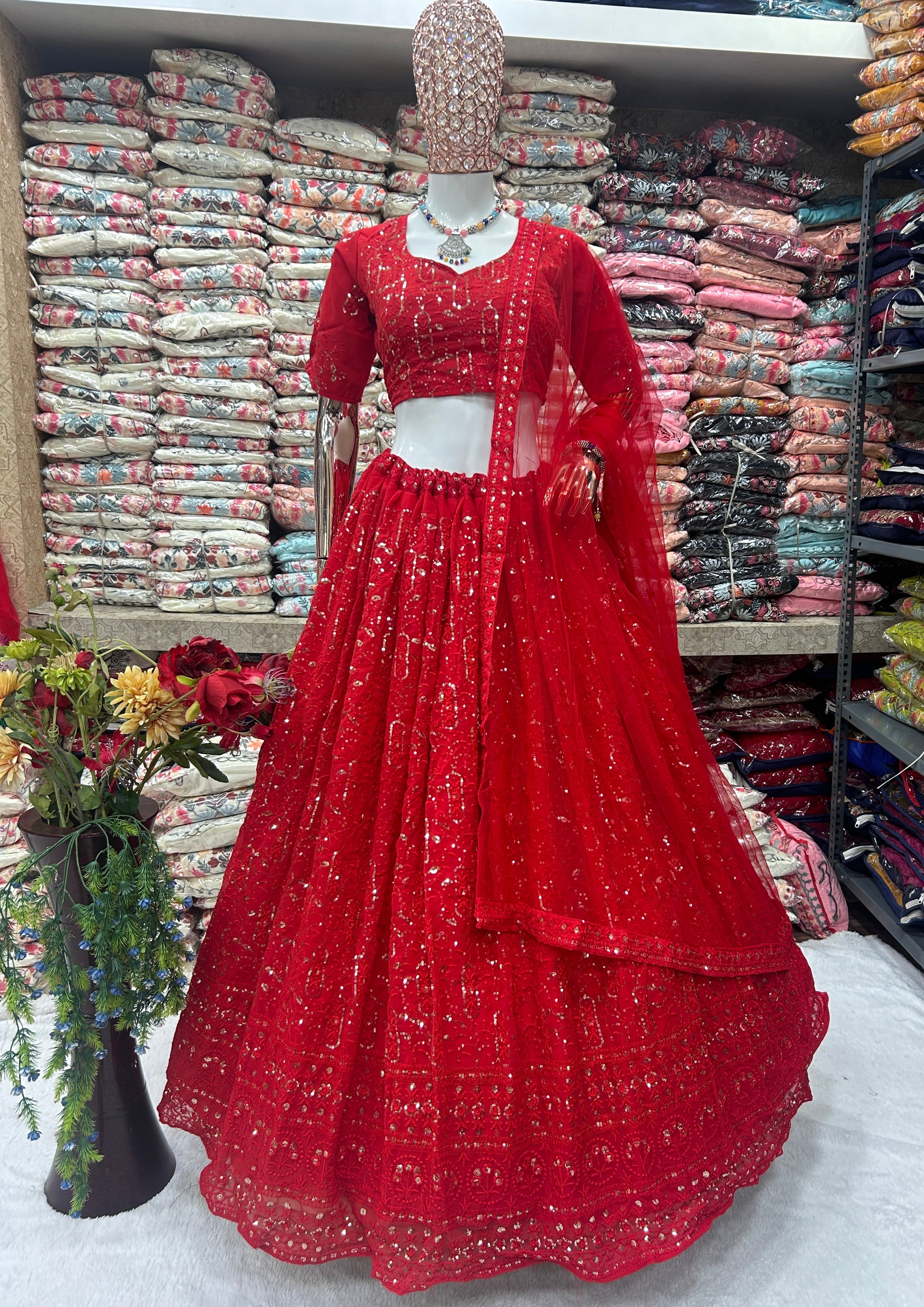 Party Wear Designer Lehenga Choli With Embroidery Sequence Work