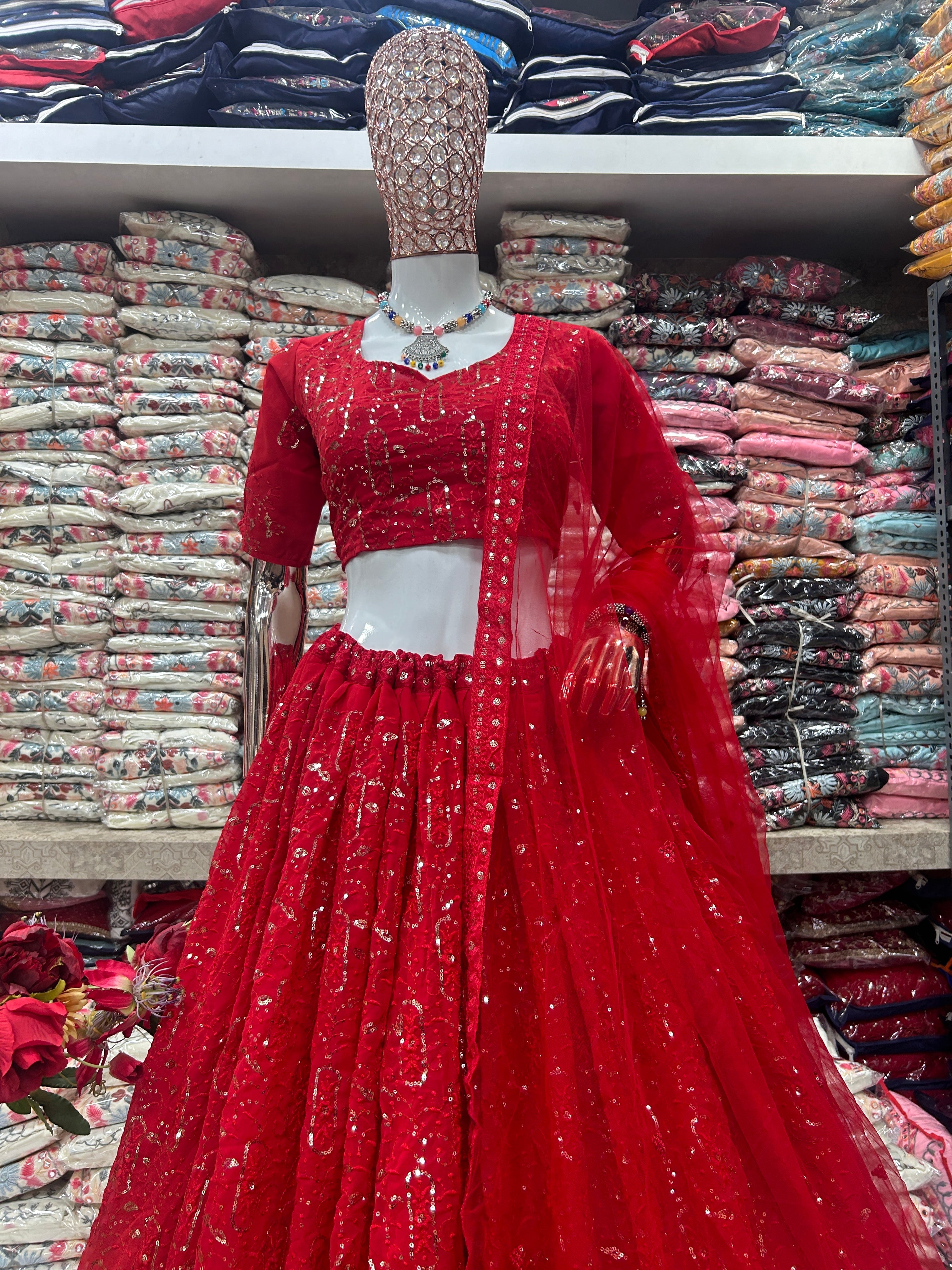 Party Wear Designer Lehenga Choli With Embroidery Sequence Work