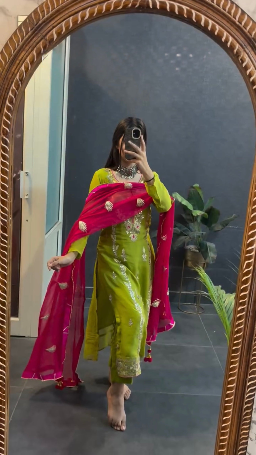 Trendy Designer Party Wear Look Top-Dupatta And Bottom