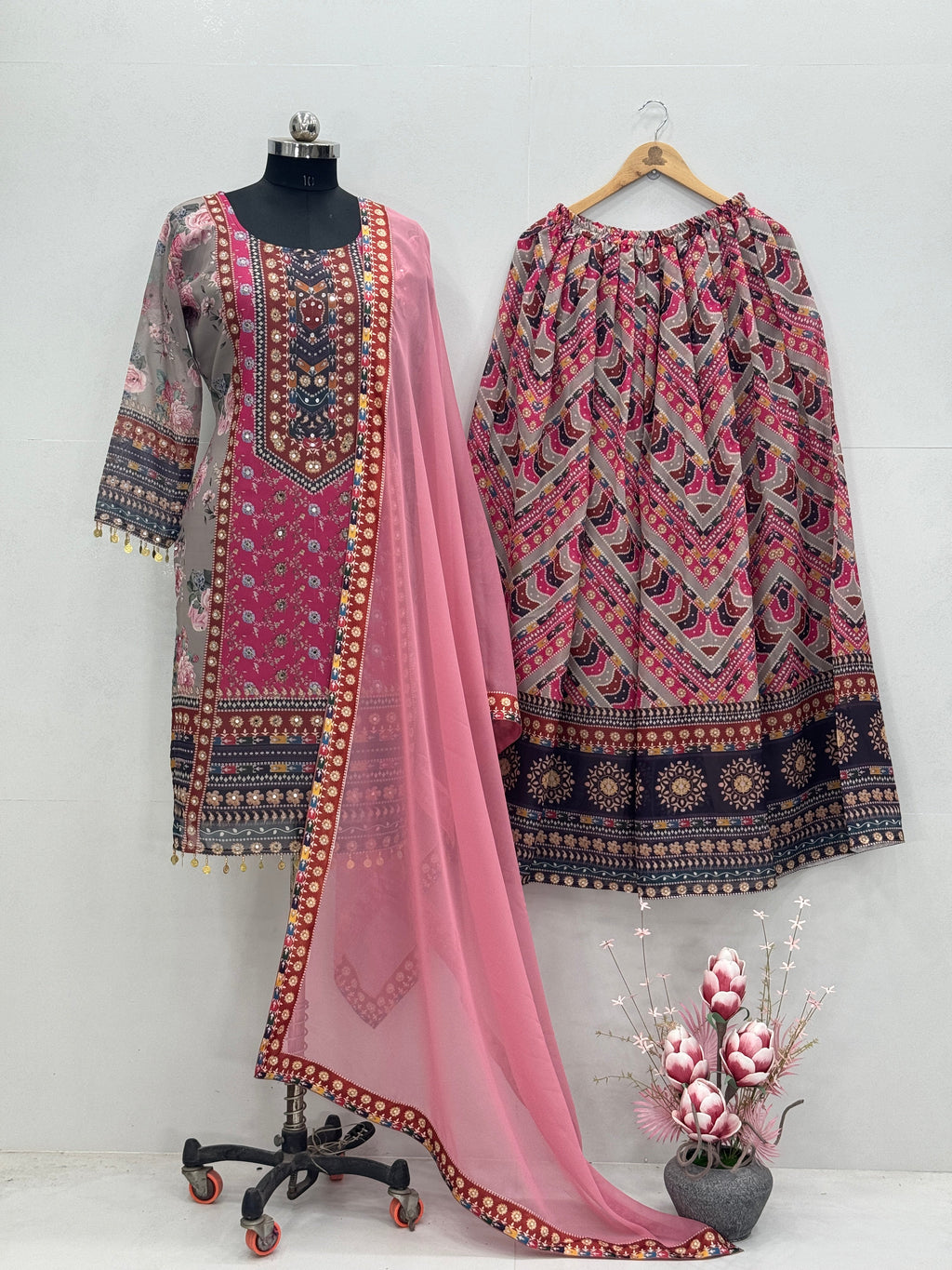 Beautiful Party Wear Salwar Suit And Dupatta