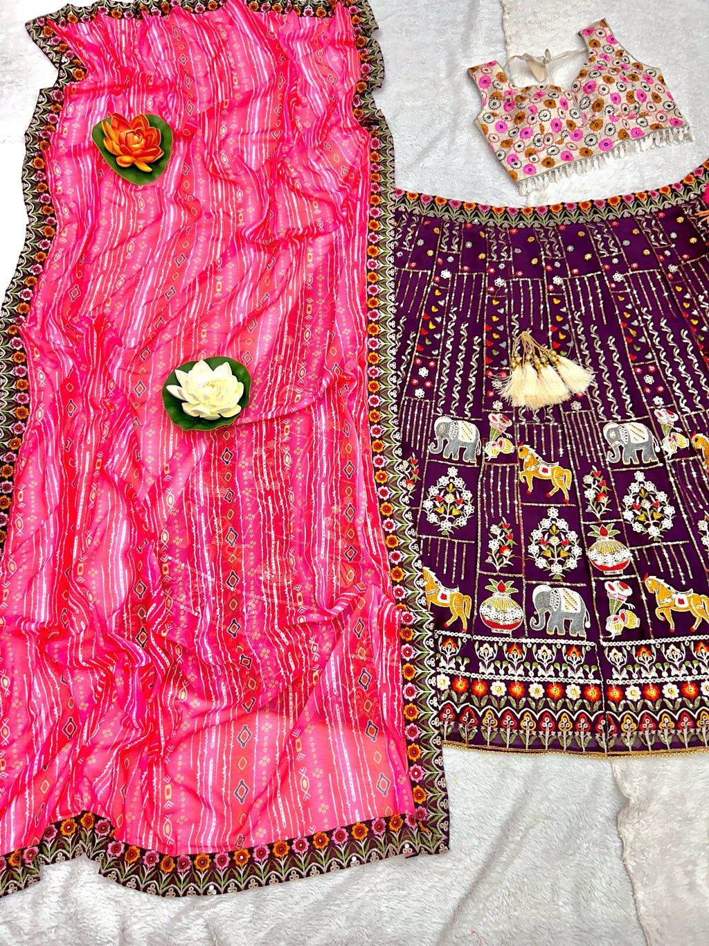 Party Wear Designer Lehenga Choli With Embroidery Work