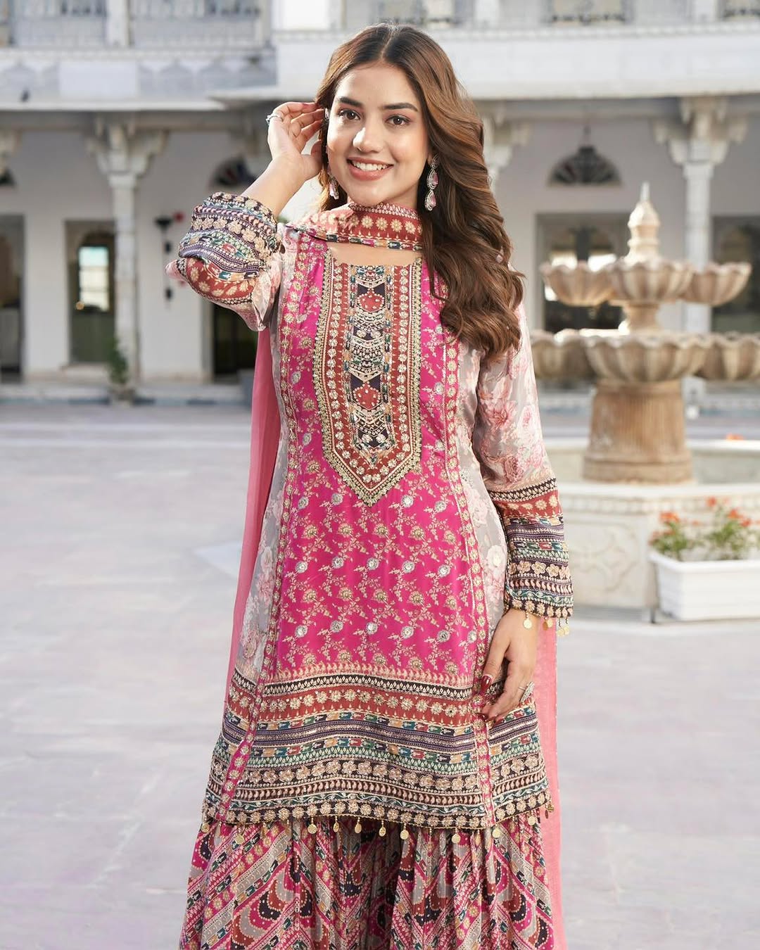 Beautiful Party Wear Salwar Suit And Dupatta