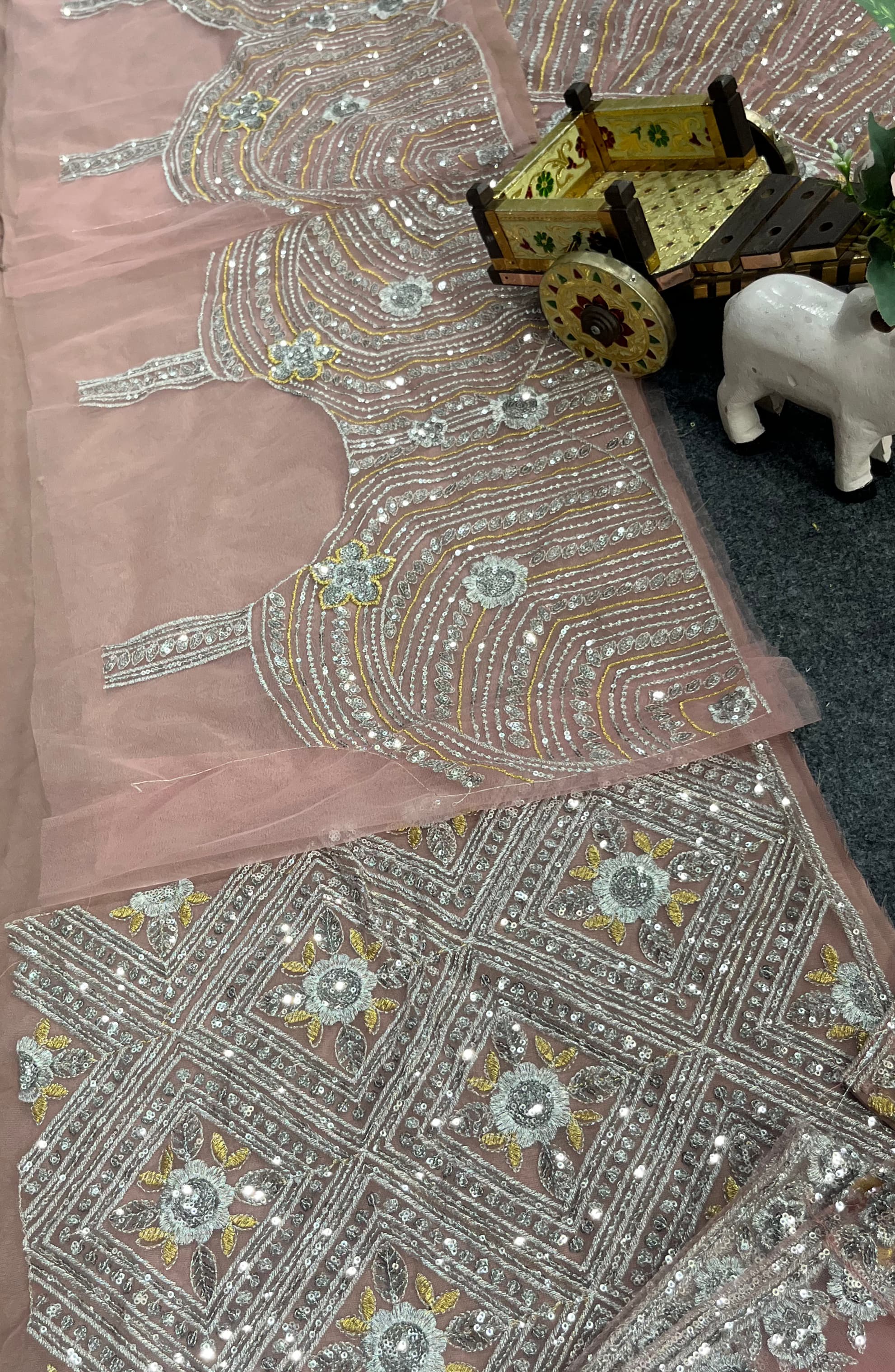 Beautiful Lehenga Choli With Sequence Embroidery Work